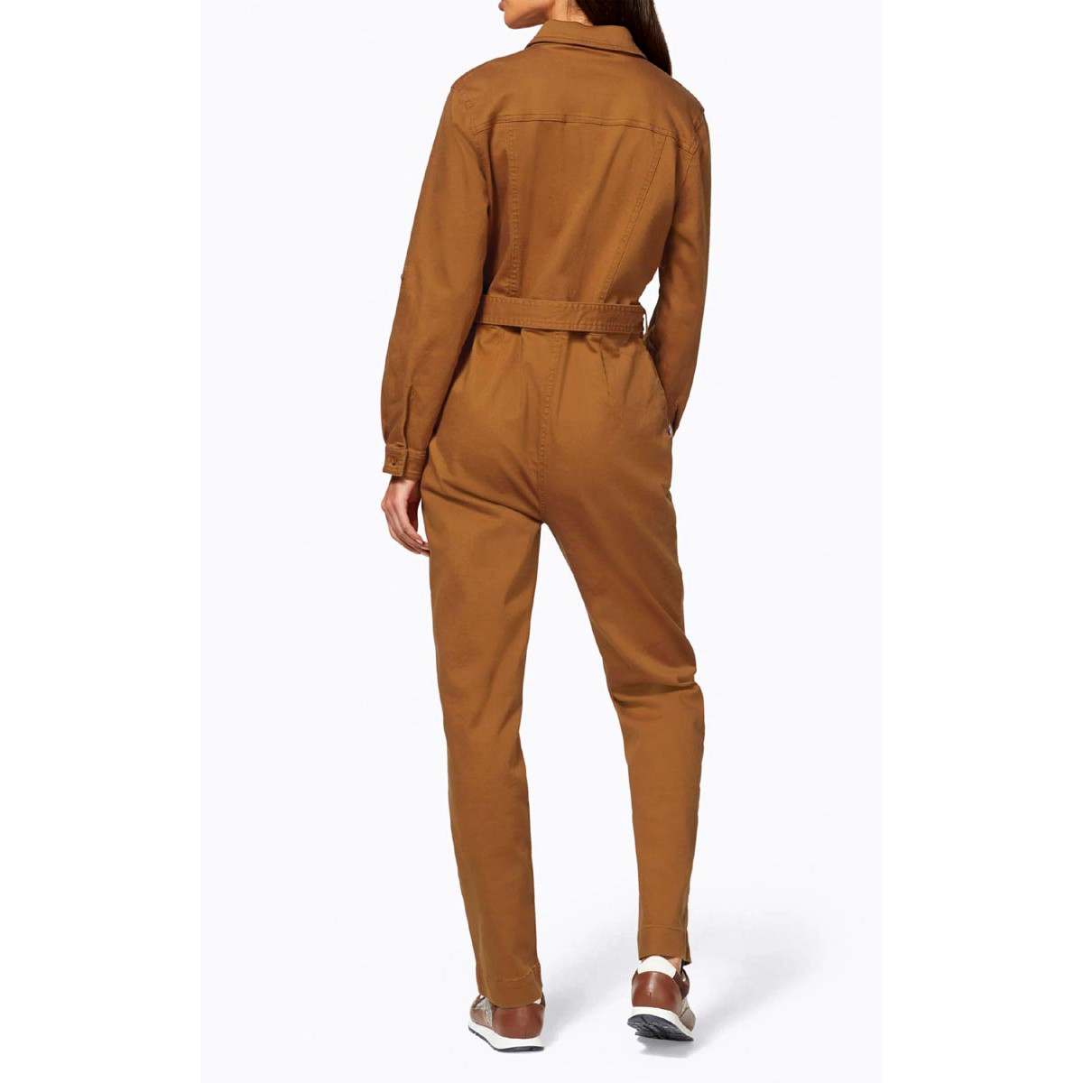 Designer-Overall im Worker-Style cognac