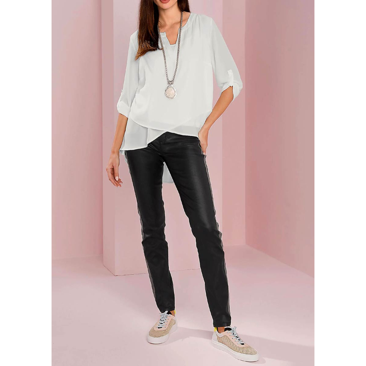 Designer-Optimizer-Jeans schwarz