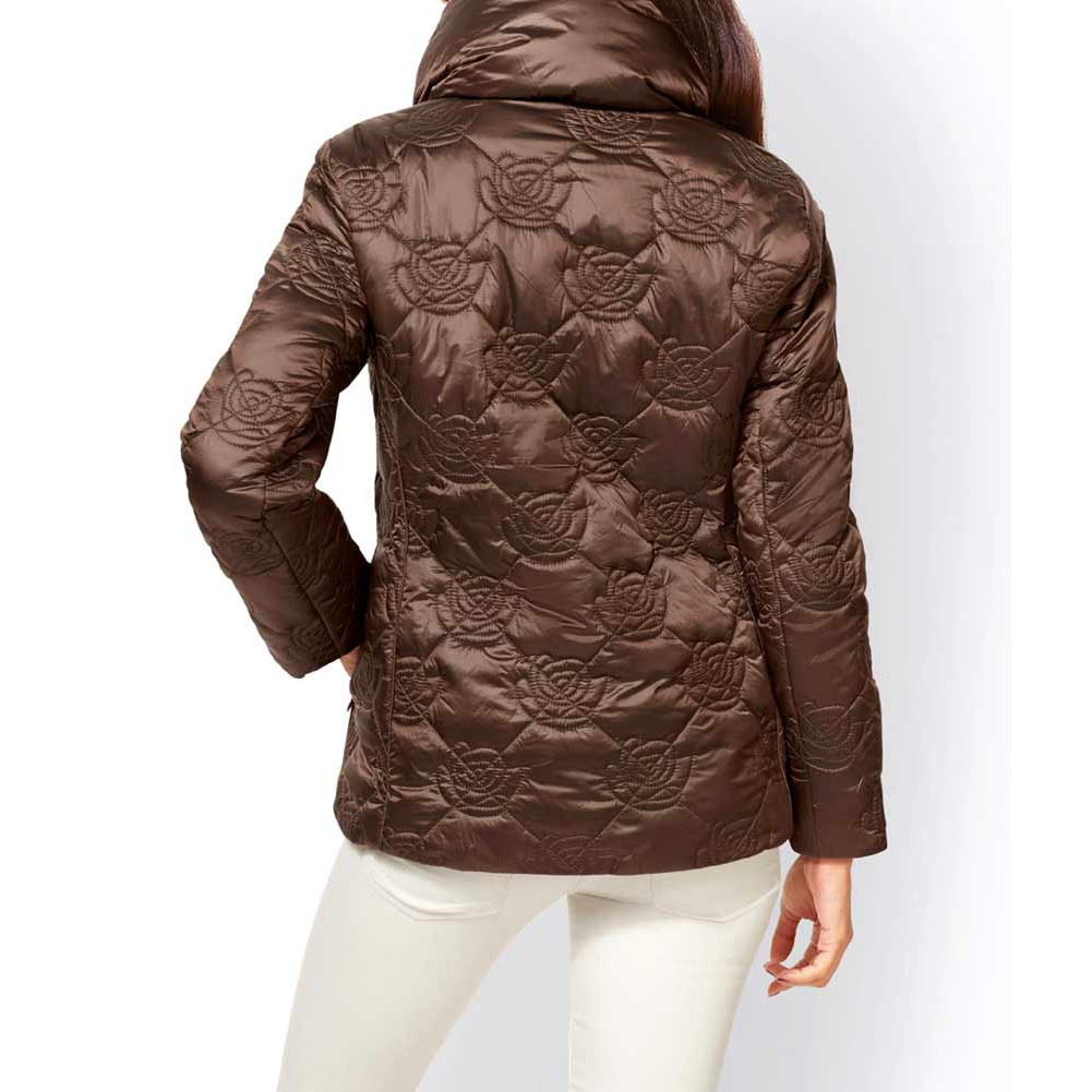 Designer-Steppjacke schoko