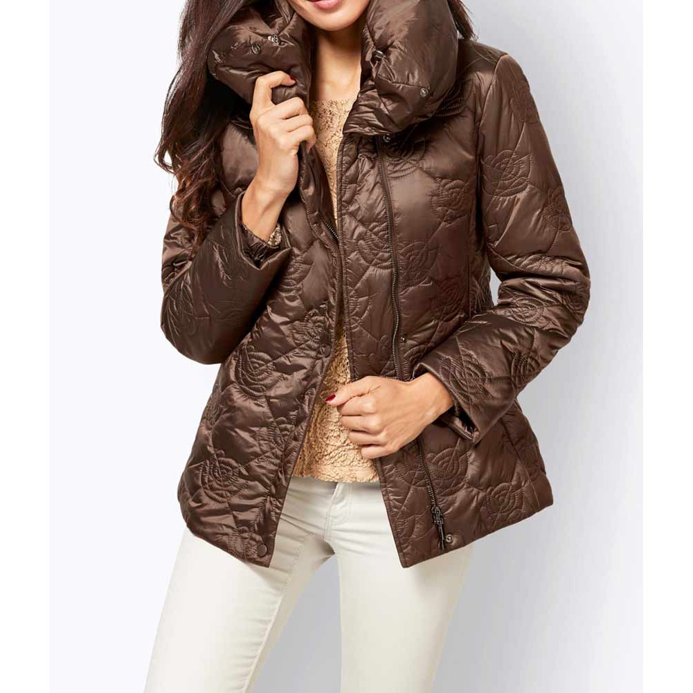 Designer-Steppjacke schoko