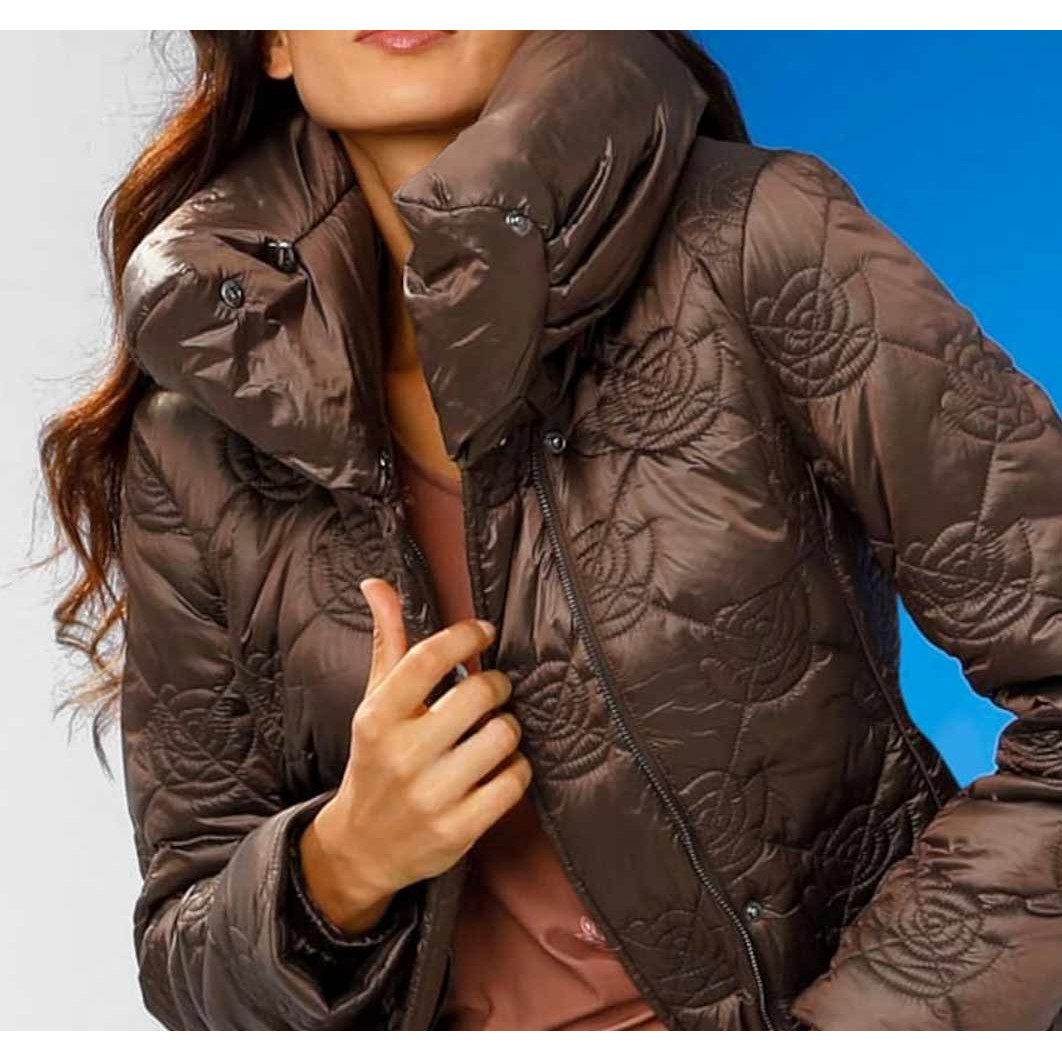 Designer-Steppjacke schoko