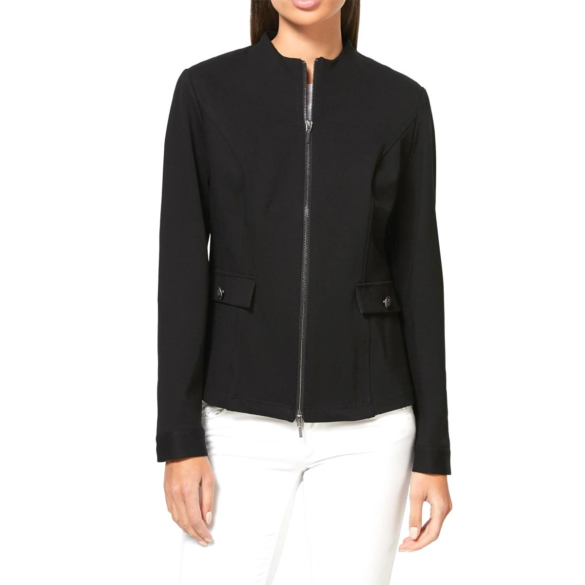 Designer-Jerseyblazer schwarz