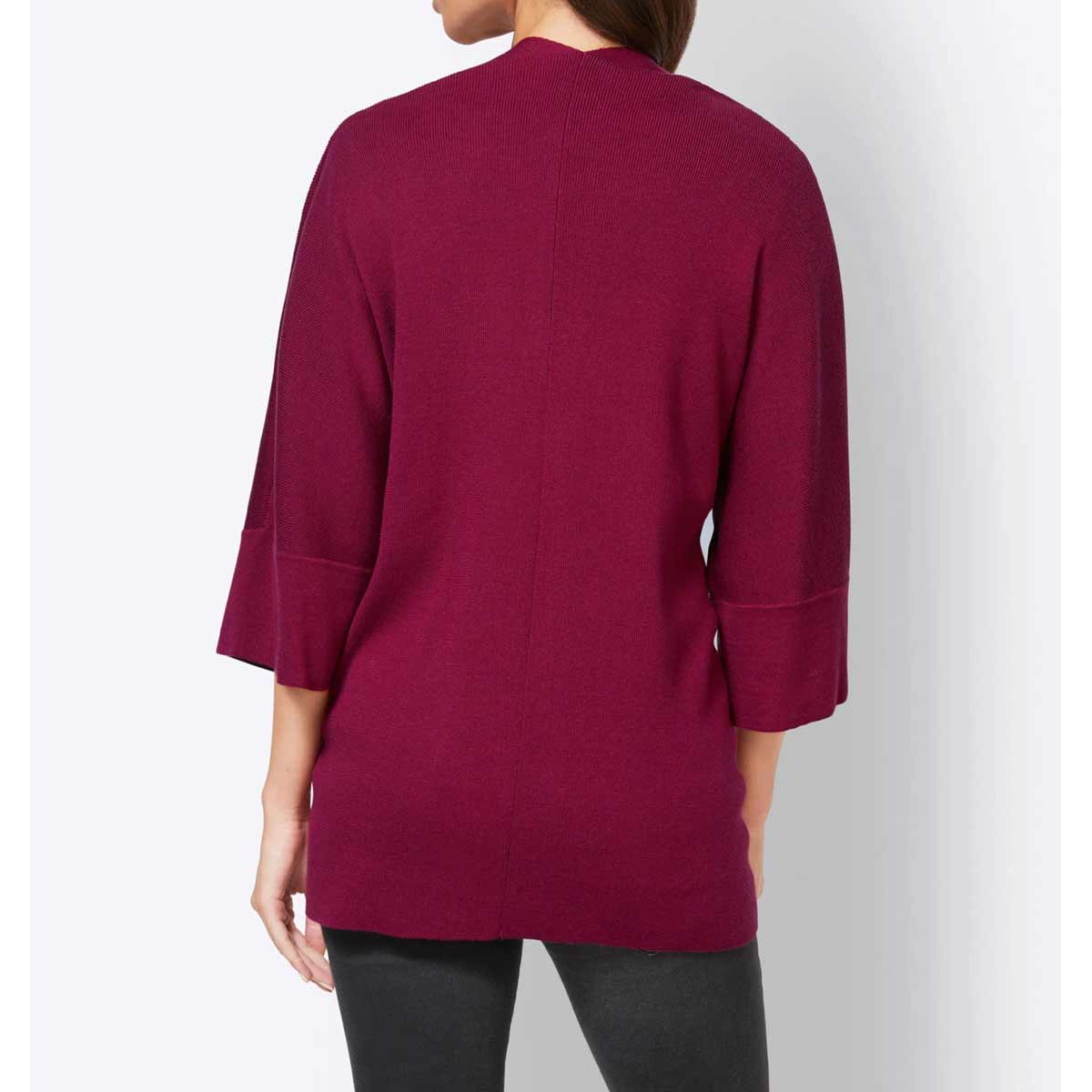 Designer-Cardigan bordeaux
