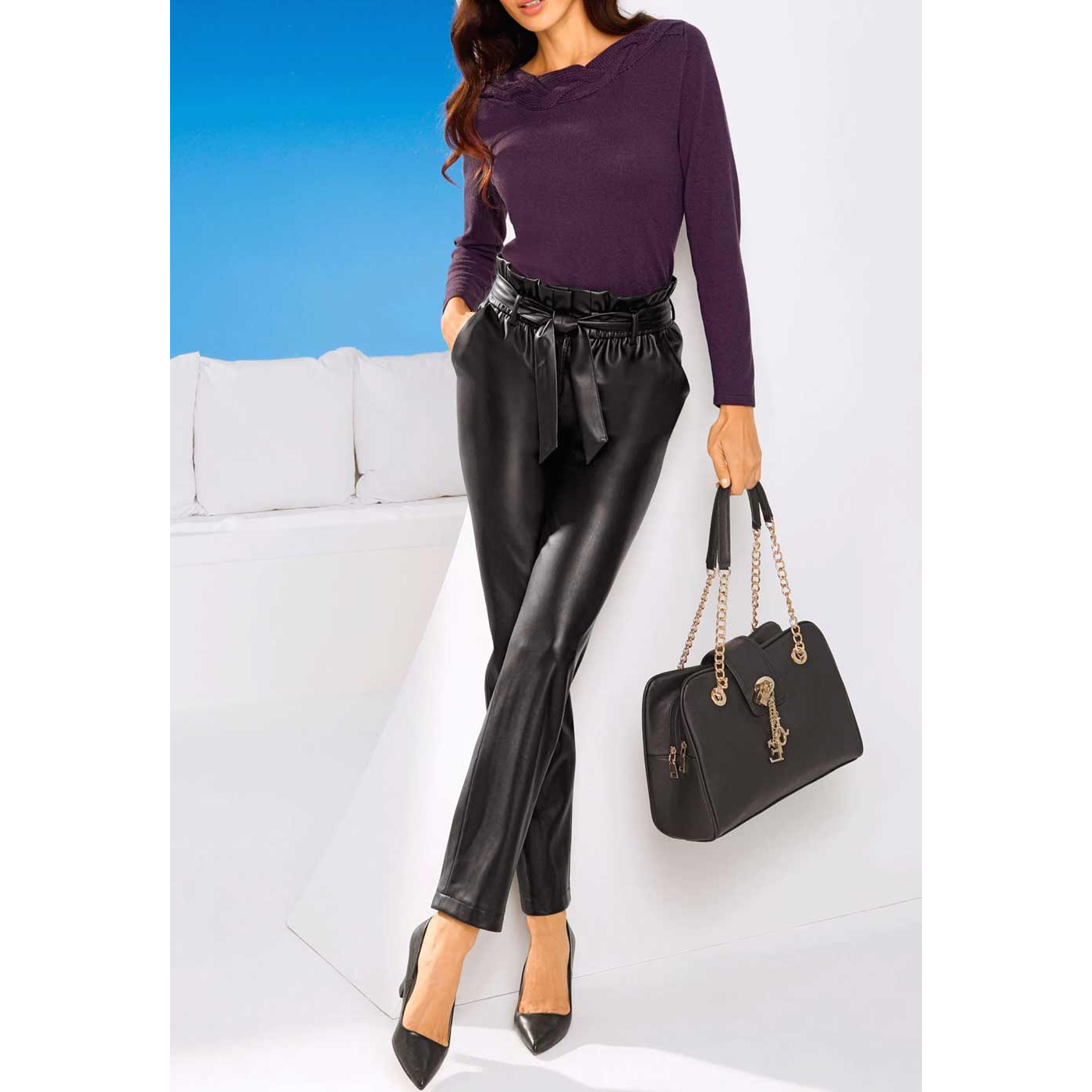 Designer-U-Boot-Pullover traube