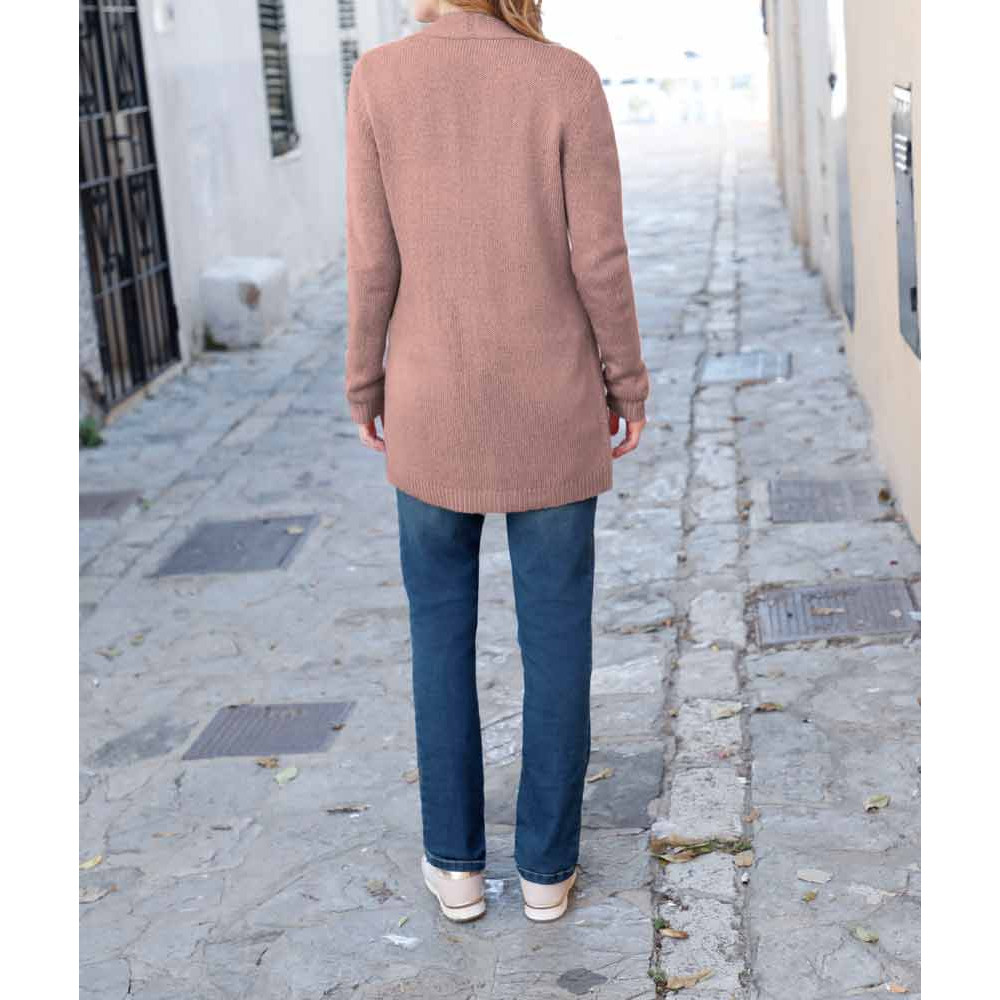 Jeans m. Stickerei blau-used