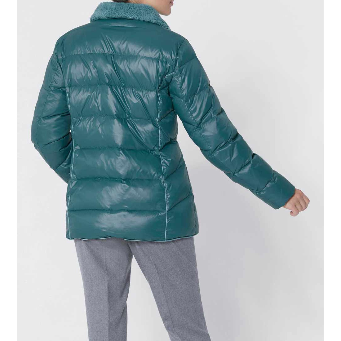 Daunenjacke petrol