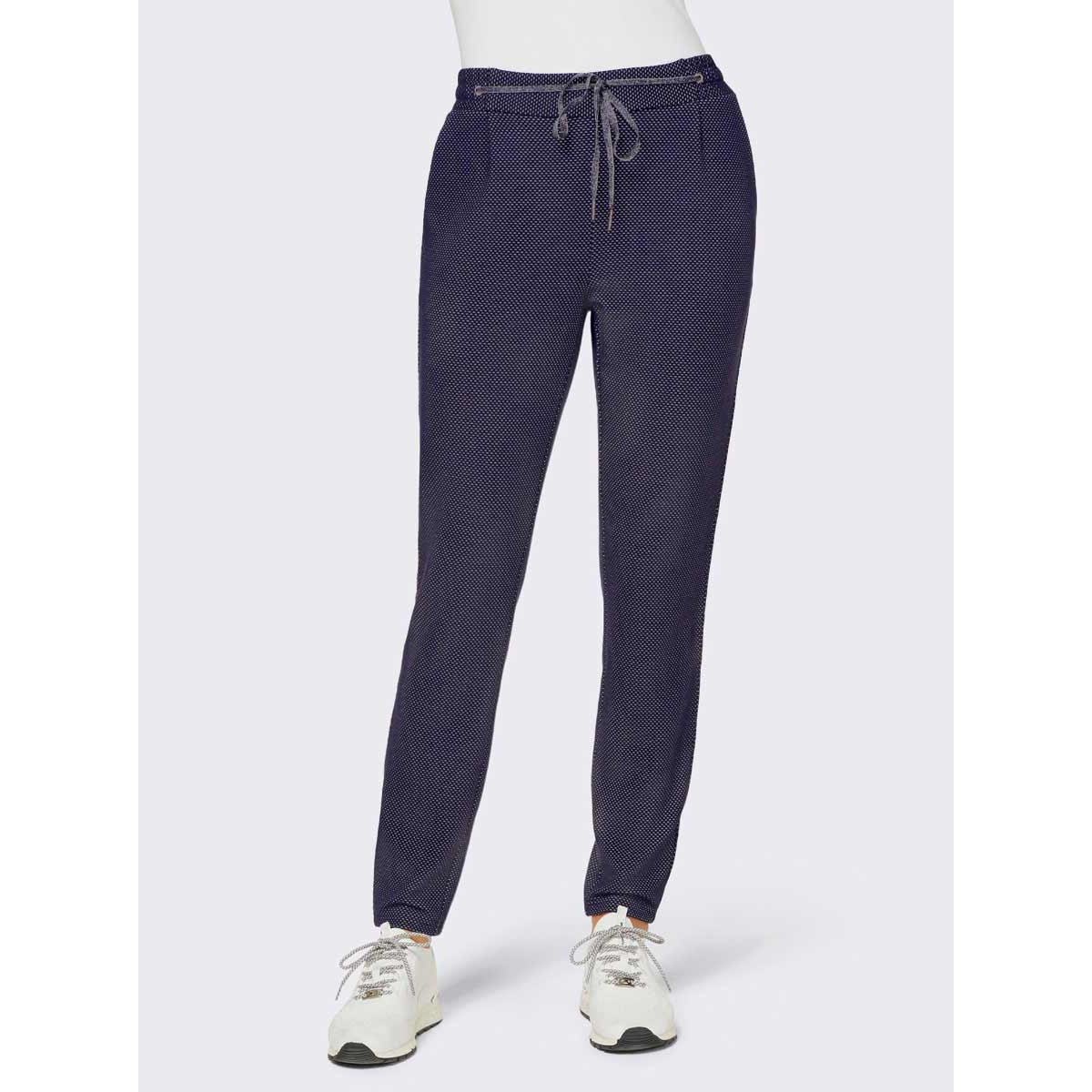 Jersey-Hose im Jogpants-Style marine