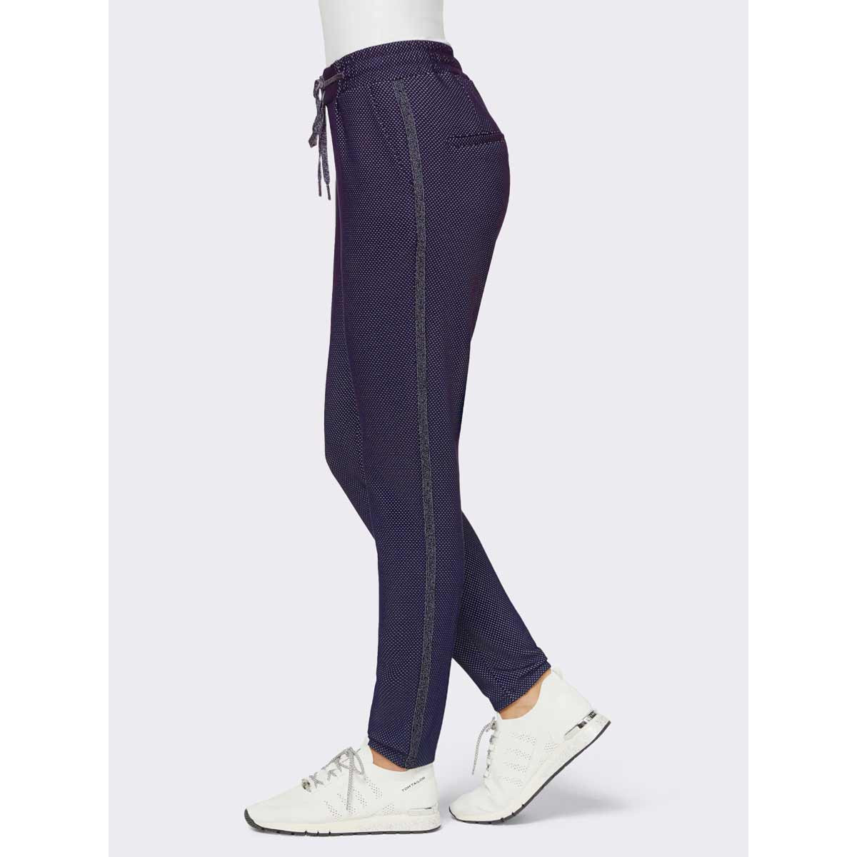 Jersey-Hose im Jogpants-Style marine