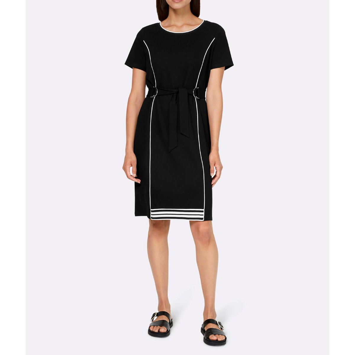 Designer-Stretchkleid schwarz