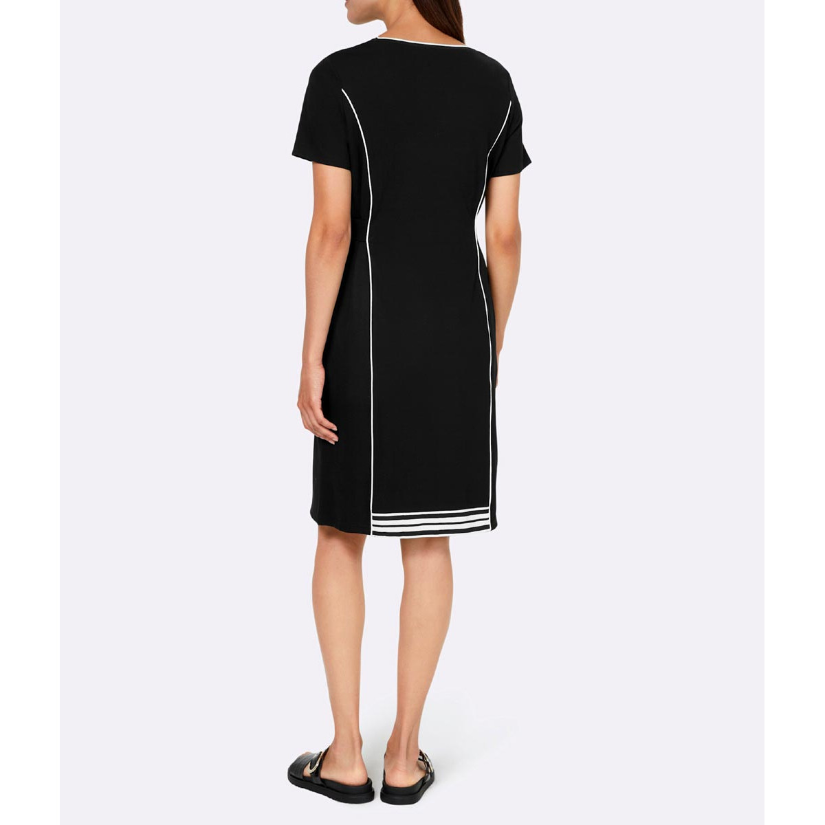 Designer-Stretchkleid schwarz