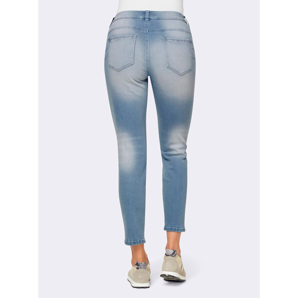 Designer-Push-Up-Jeans blue-bleached