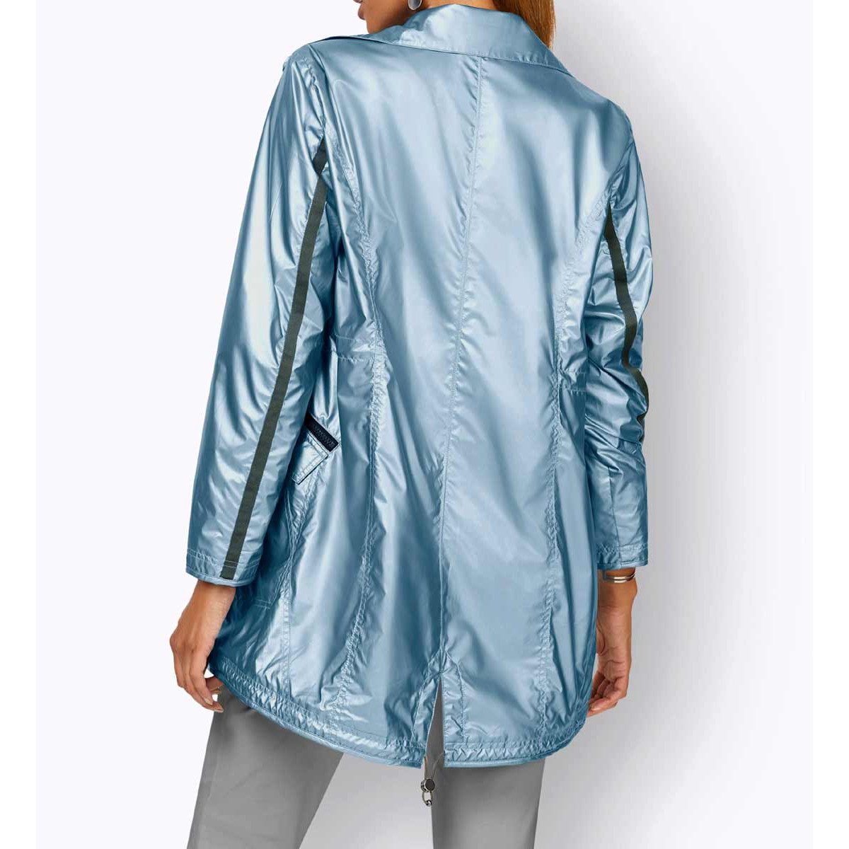 Sommerjacke aqua-metallic