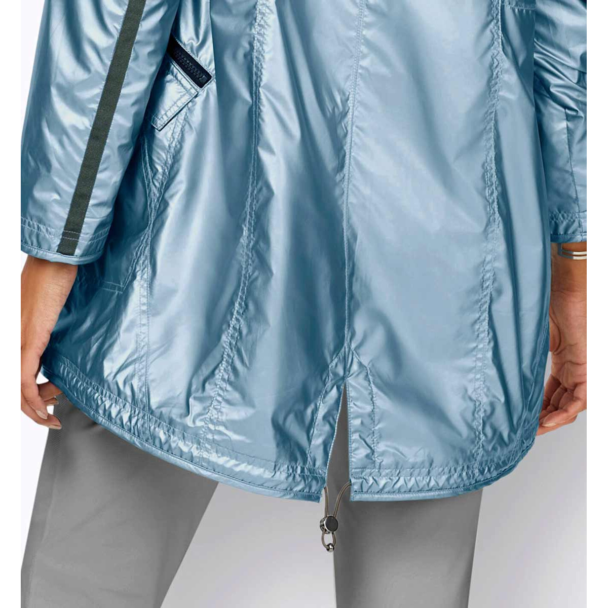 Sommerjacke aqua-metallic