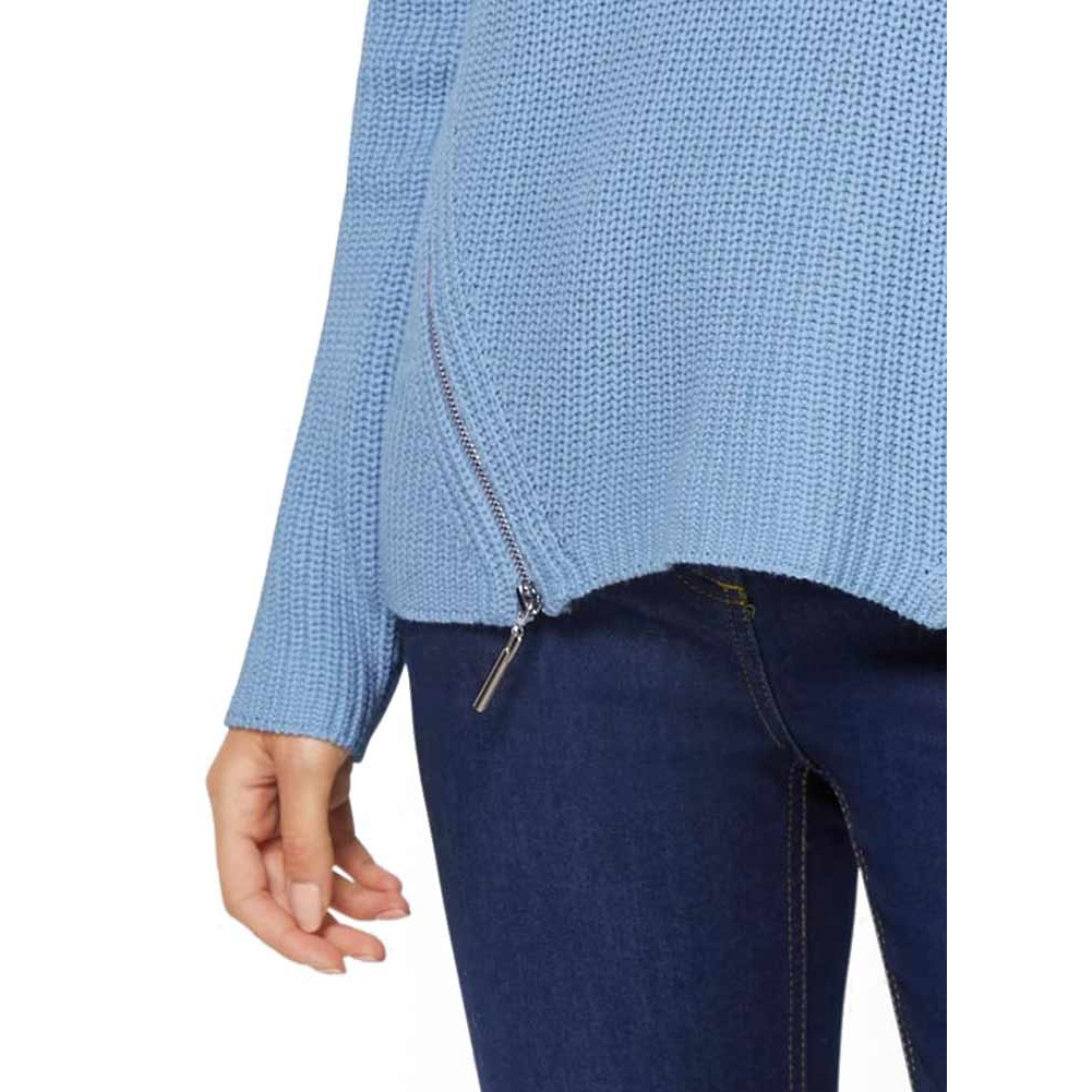 Designer-Pullover eisblau