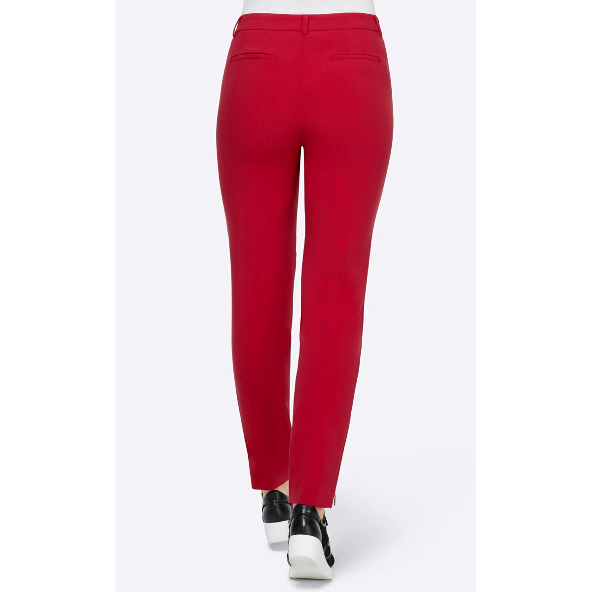 Designer-Stretchhose rot