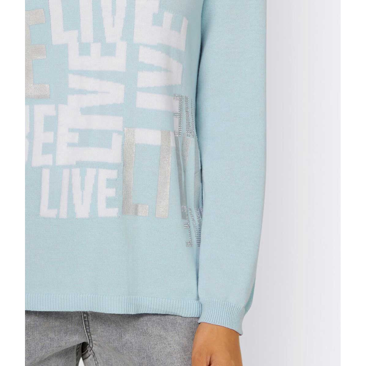 Designer-Pullover Glitzersteinchen