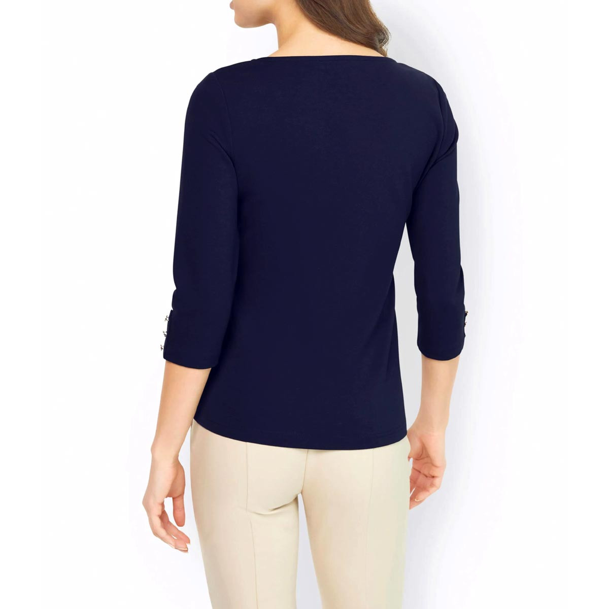Designer-Carré-Shirt marine