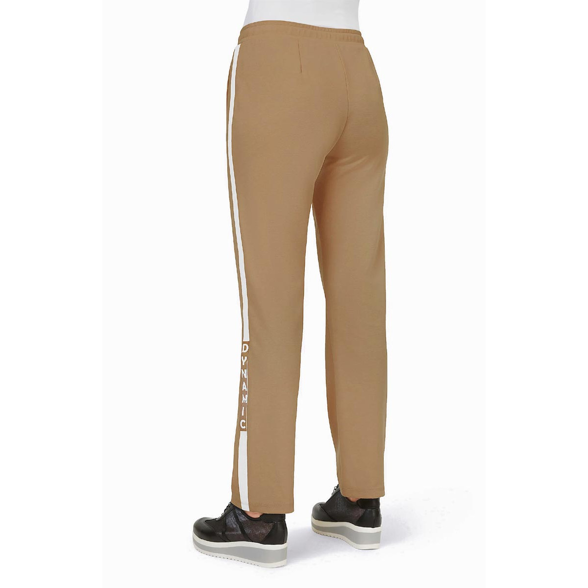 Designer-Jersey-Joggpant camel