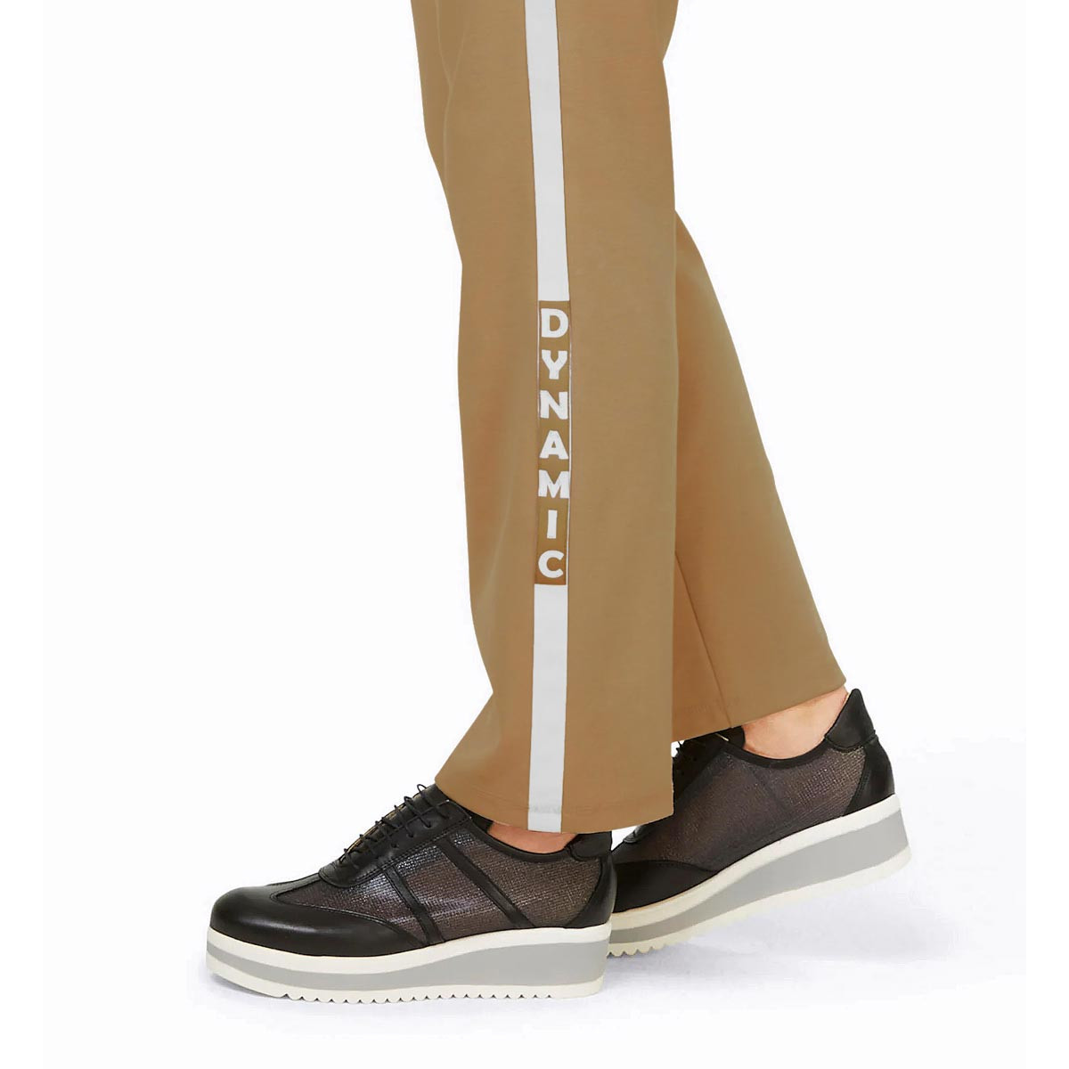 Designer-Jersey-Joggpant camel
