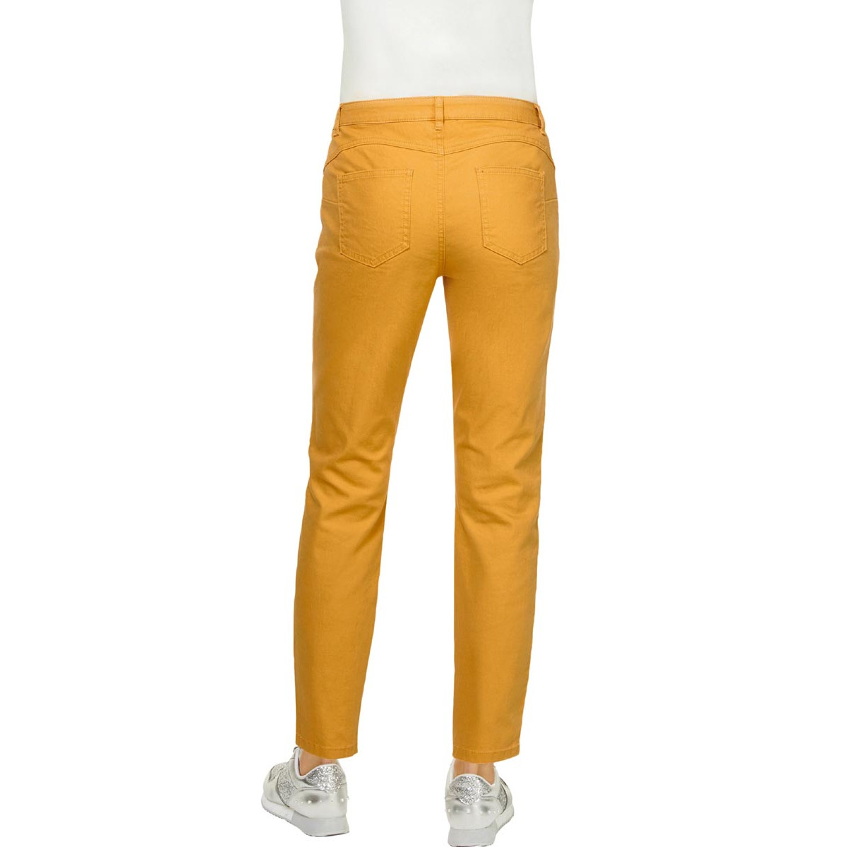 5-Pocket-Stretchjeans ocker