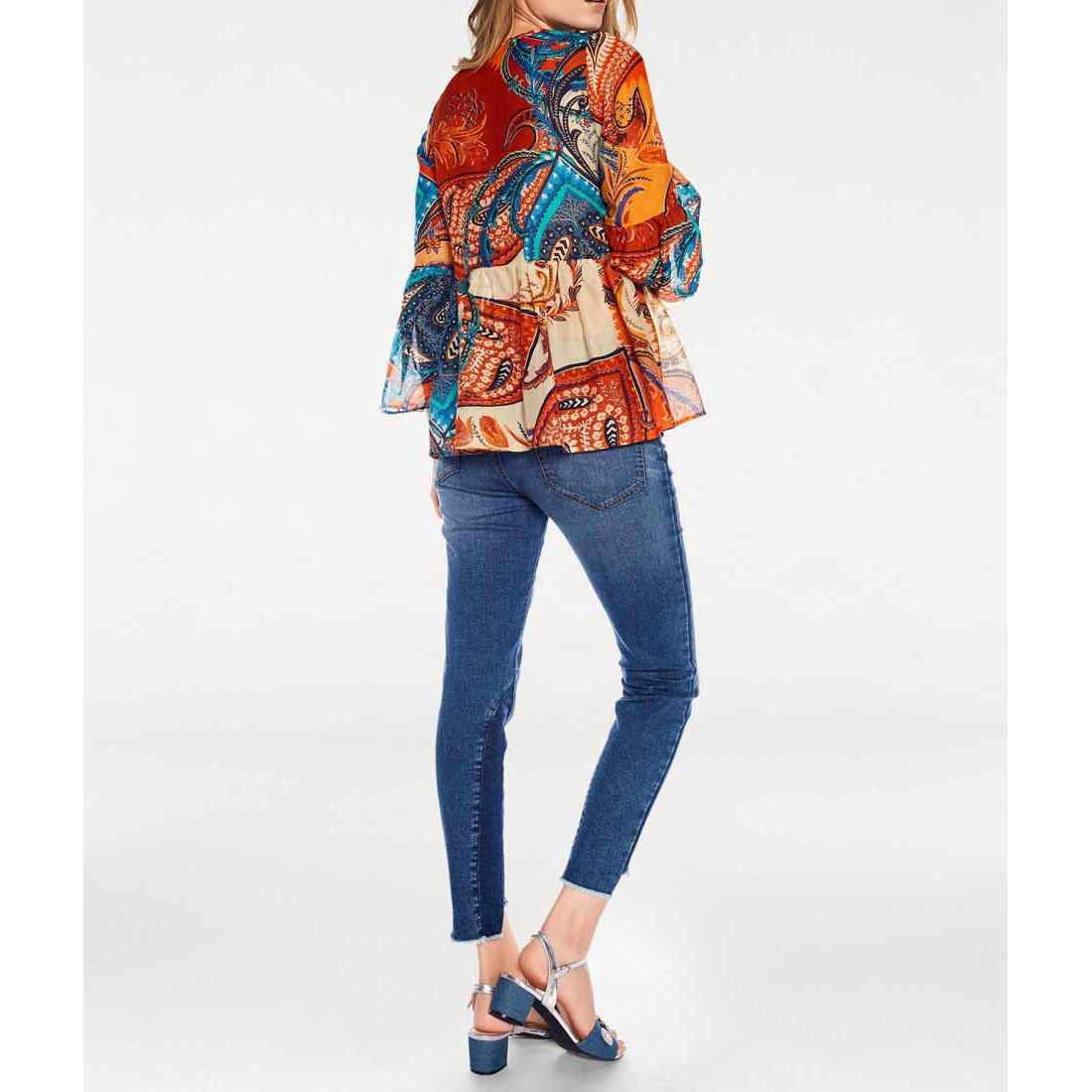 Bluse bunt