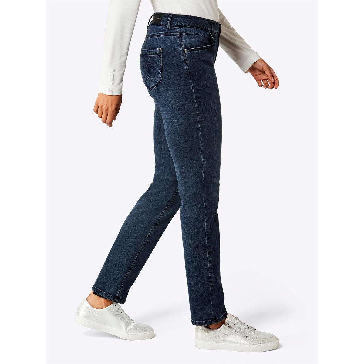4-Pocket-Style-Thermojeans dark blue