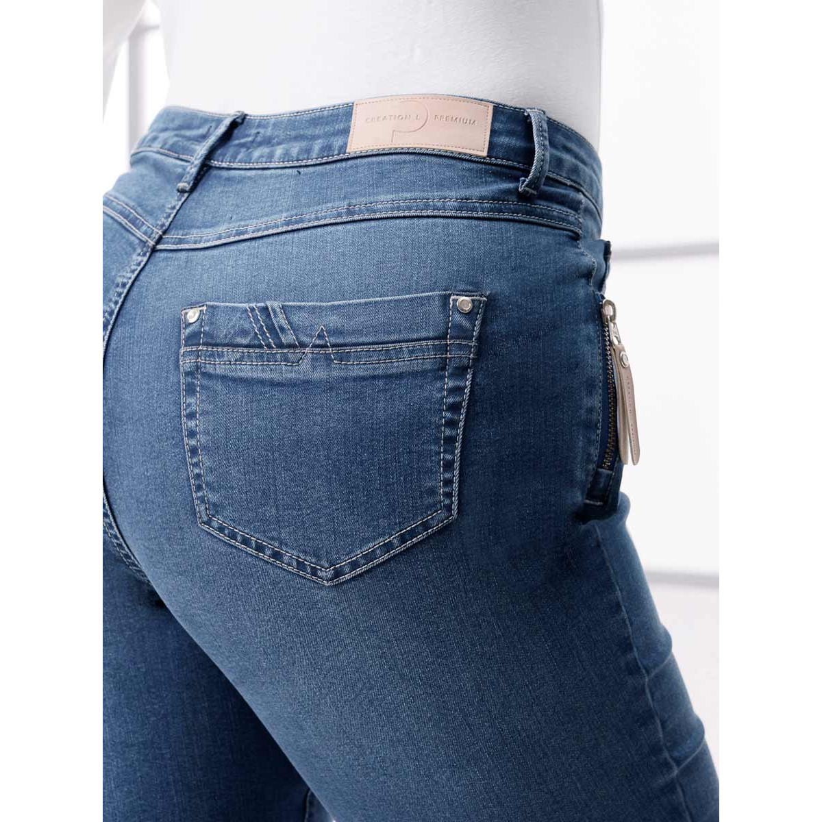 5-Pocket-Baumwoll-Lyocell-Jeans blue