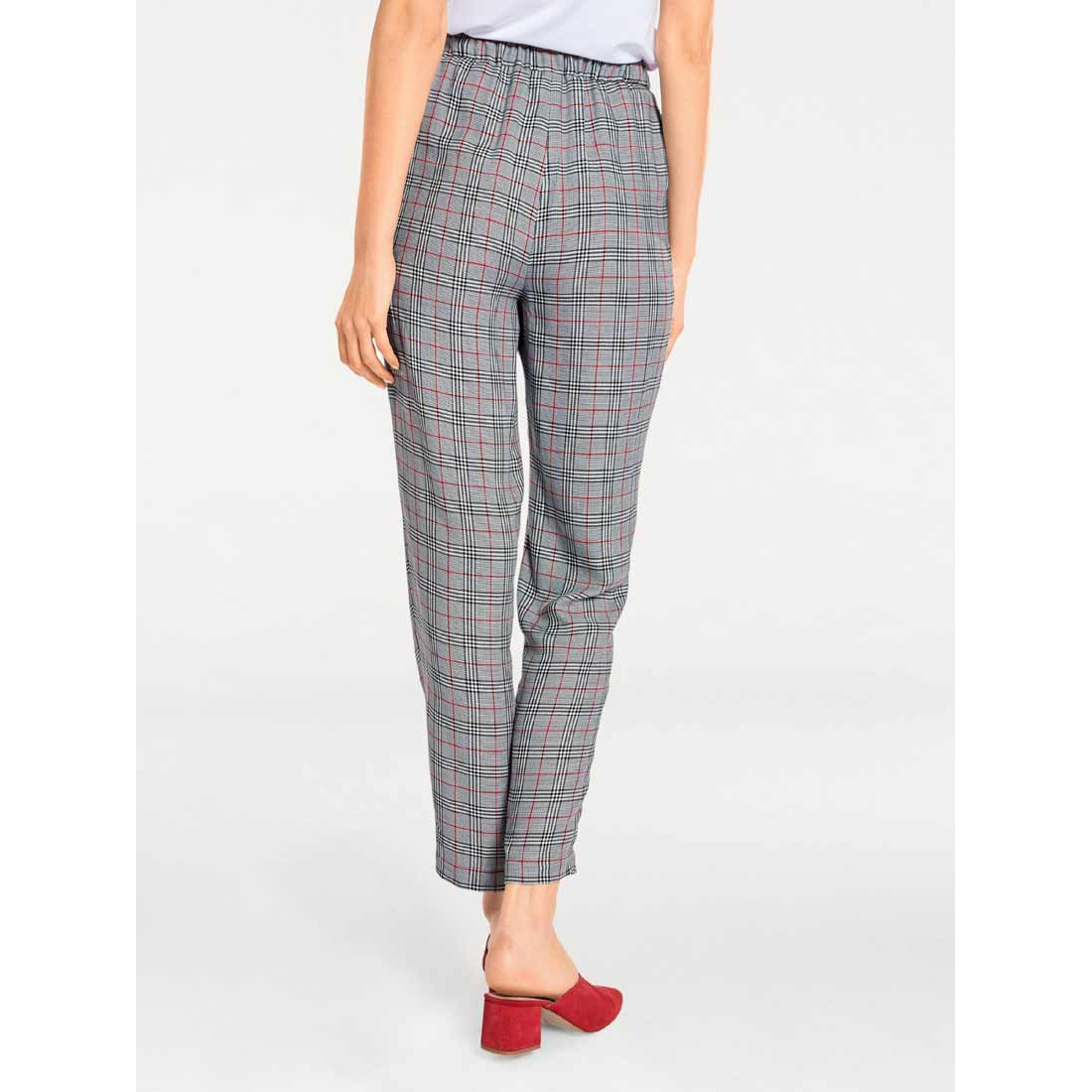 Designer-Karo-Hose bunt