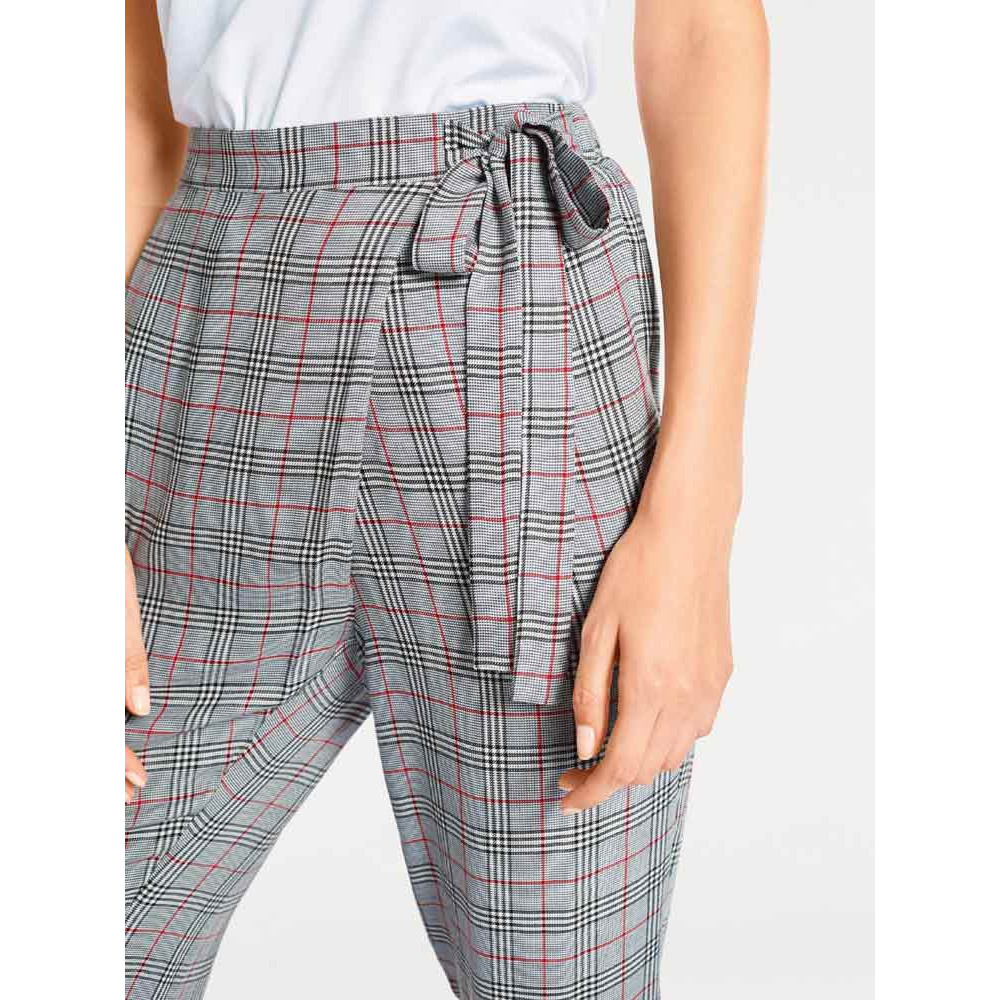 Designer-Karo-Hose bunt
