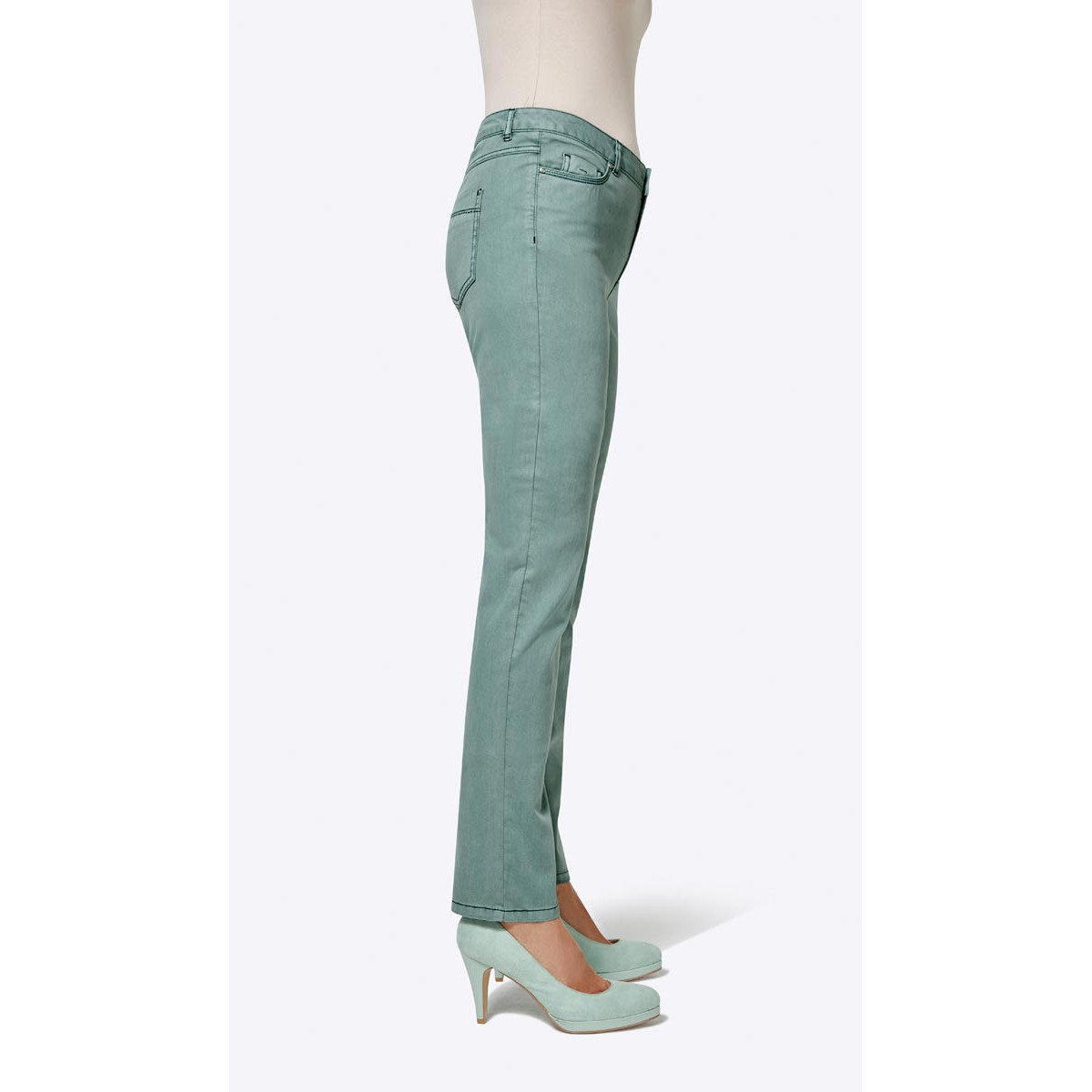 Stretchjeans mint