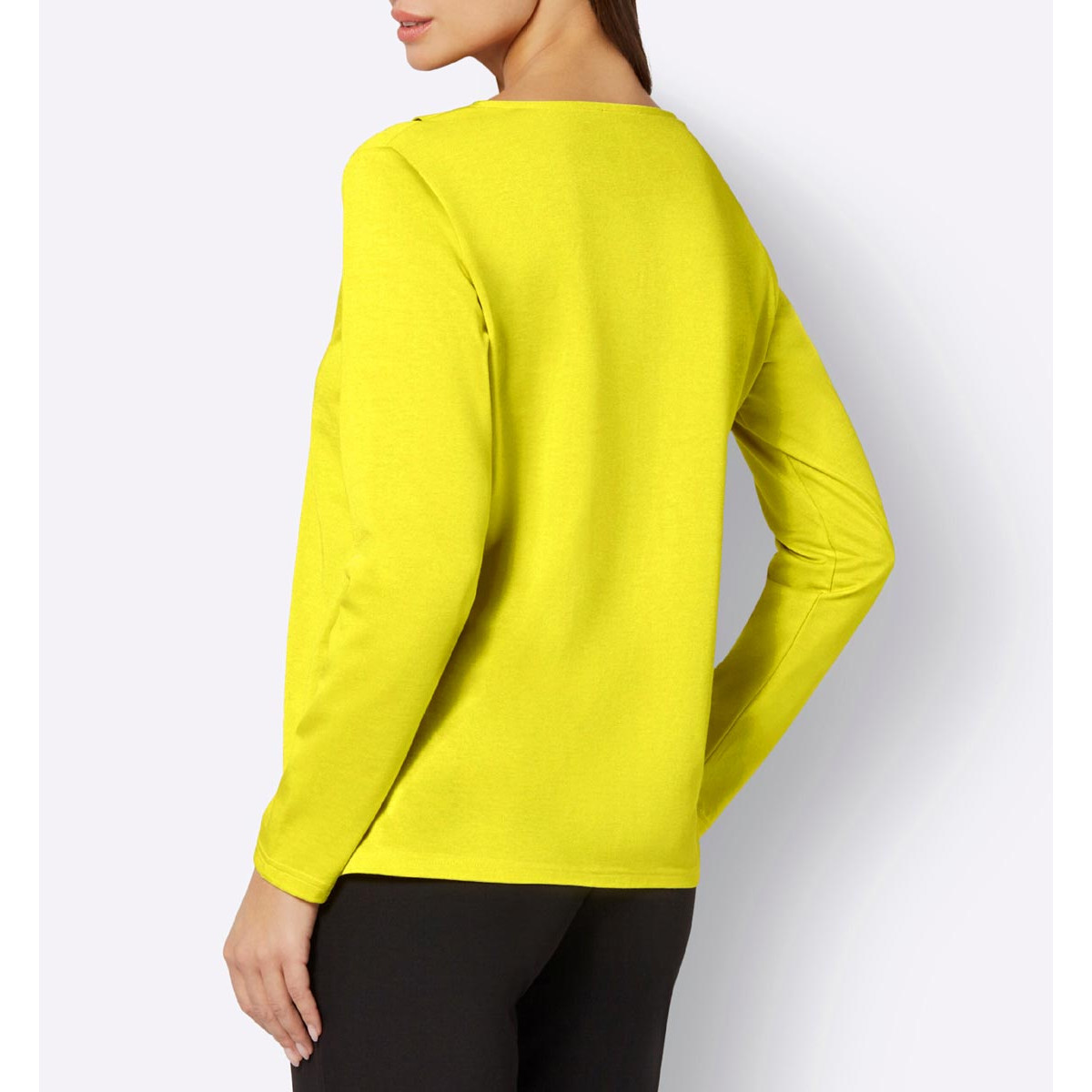 Cut-outs-Shirt limone