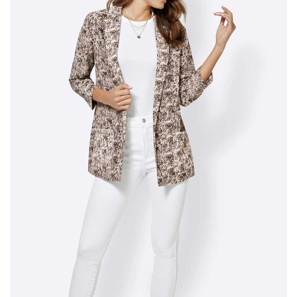 Crêpeblazer bunt
