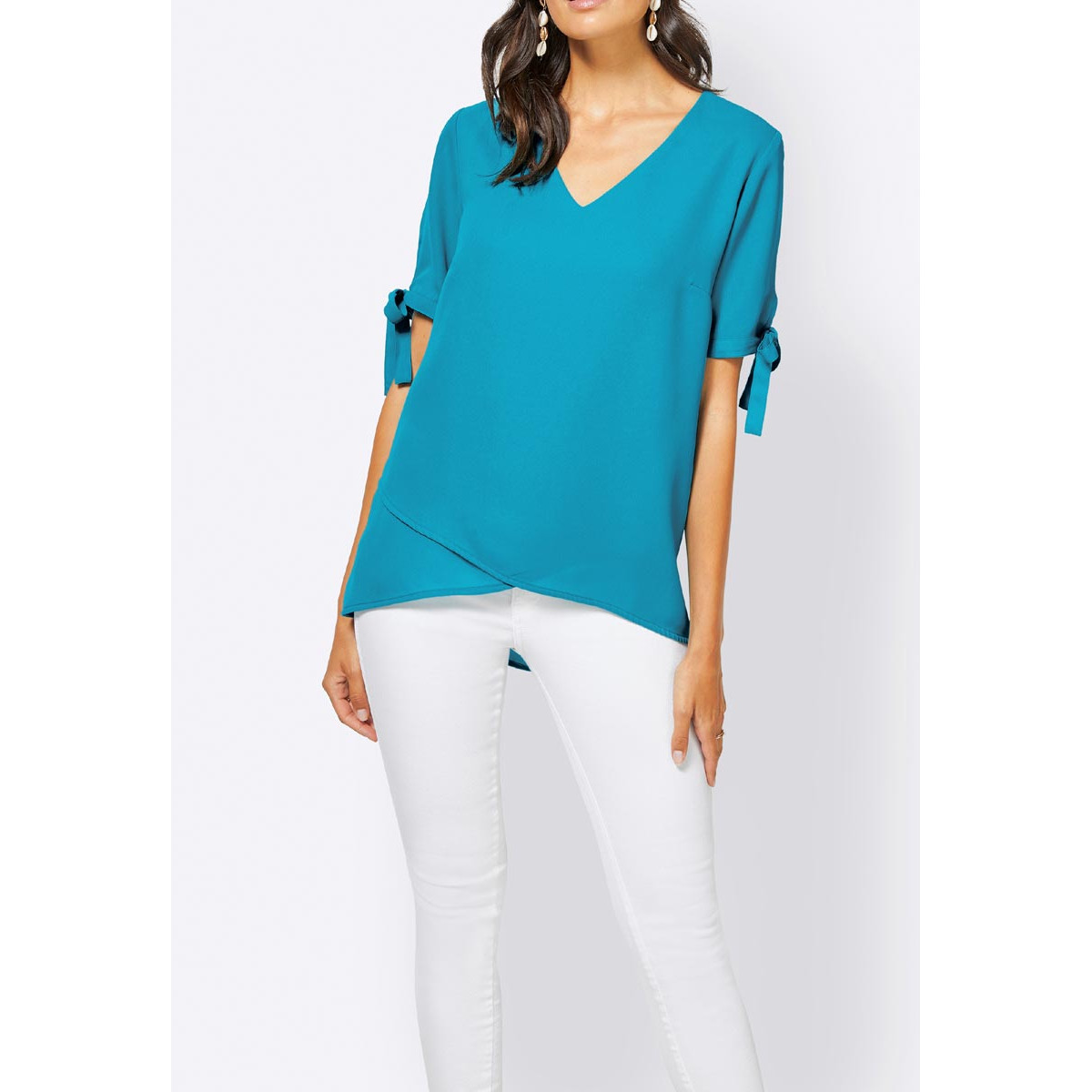 Bluse türkis
