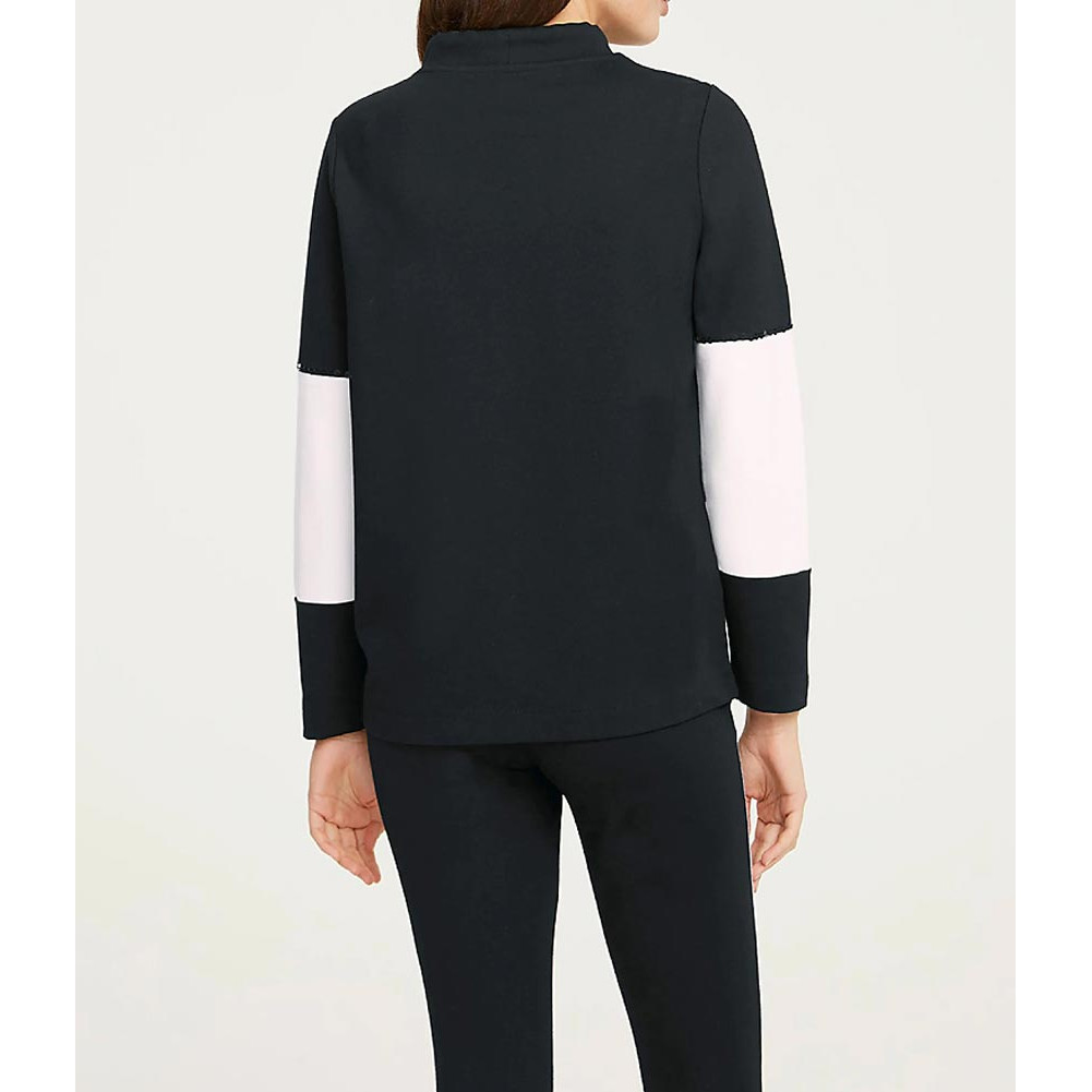 Designer-Sweatshirt schwarz-weiß