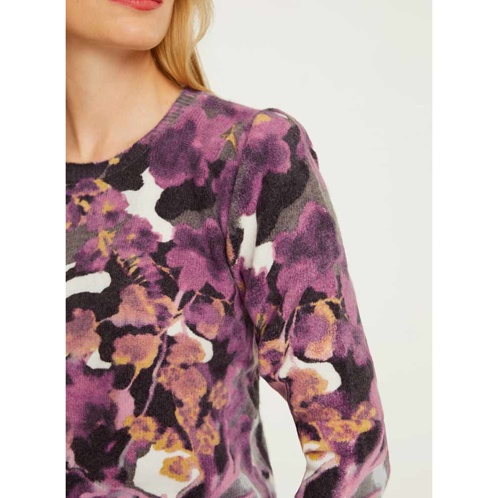 Designer-Kuschel-Druckpullover bunt