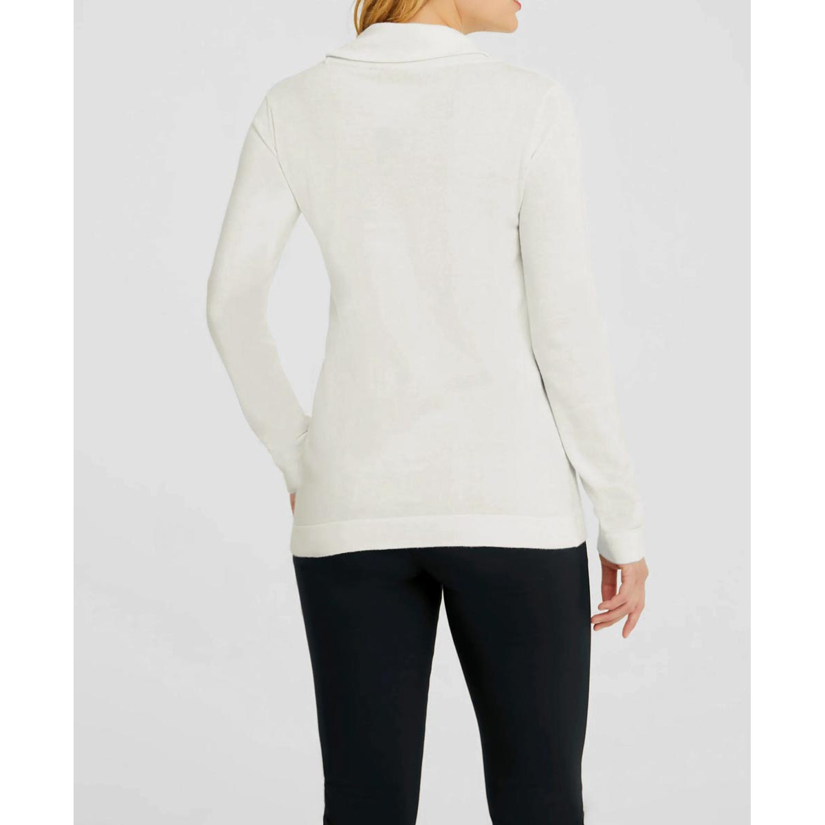 Designer-Rollkragenpullover m. Kaschmir offwhite