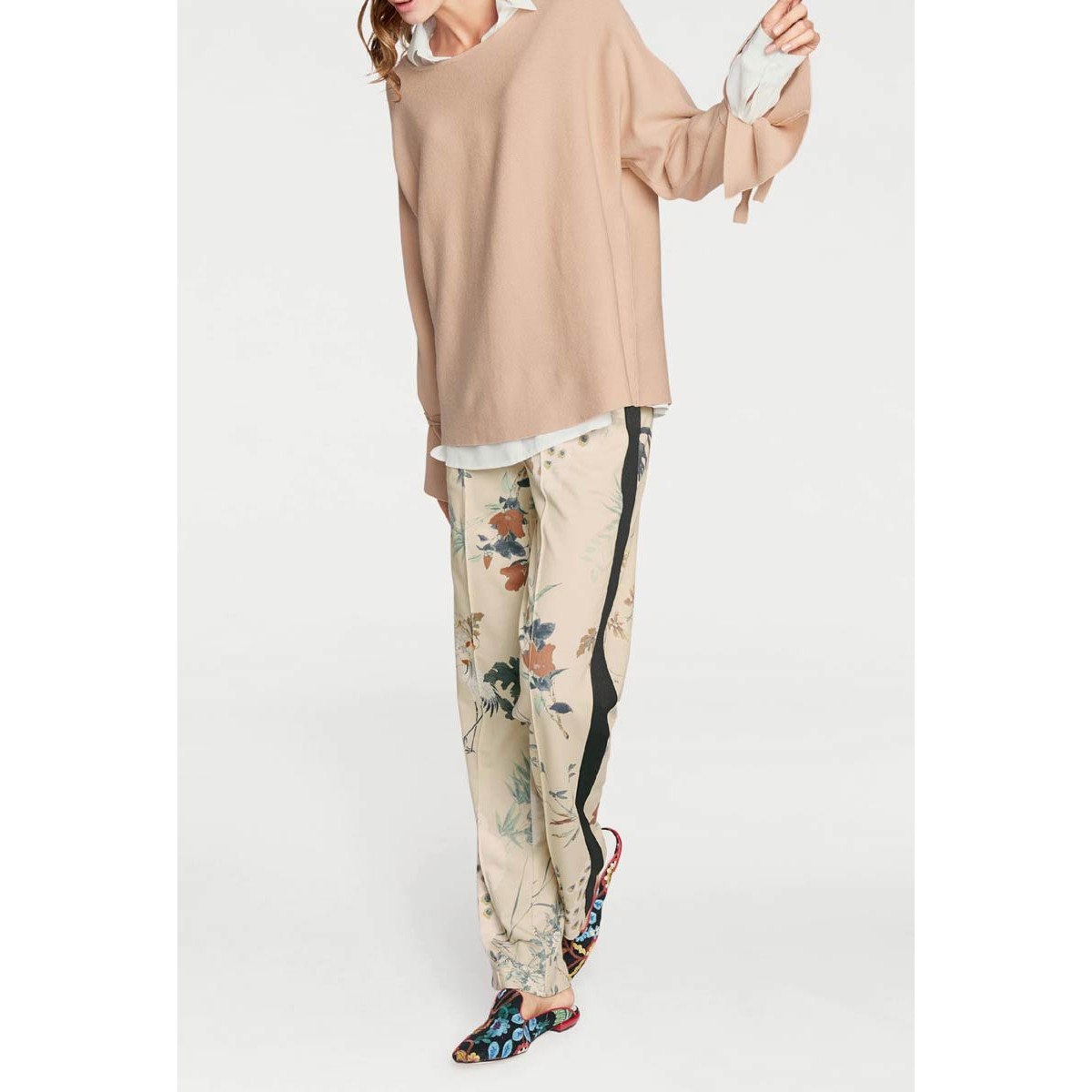 Designer-Oversized-Pullover sand