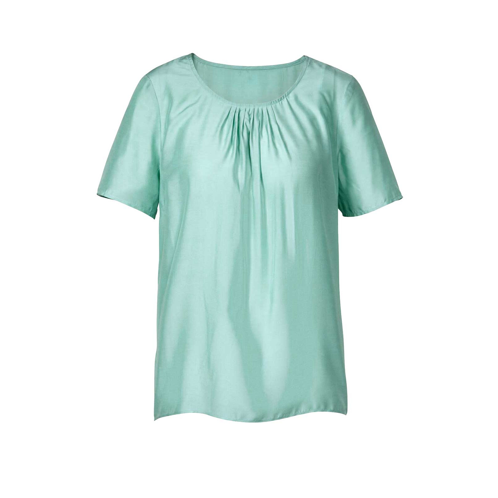 Blouse with silk mint
