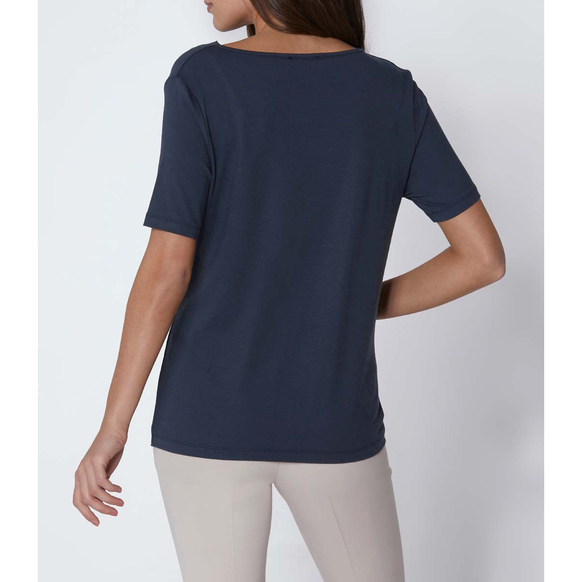 Jerseyshirt dunkelblau
