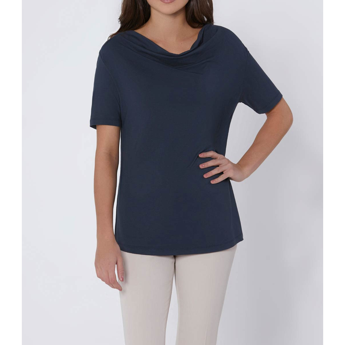 Jerseyshirt dunkelblau