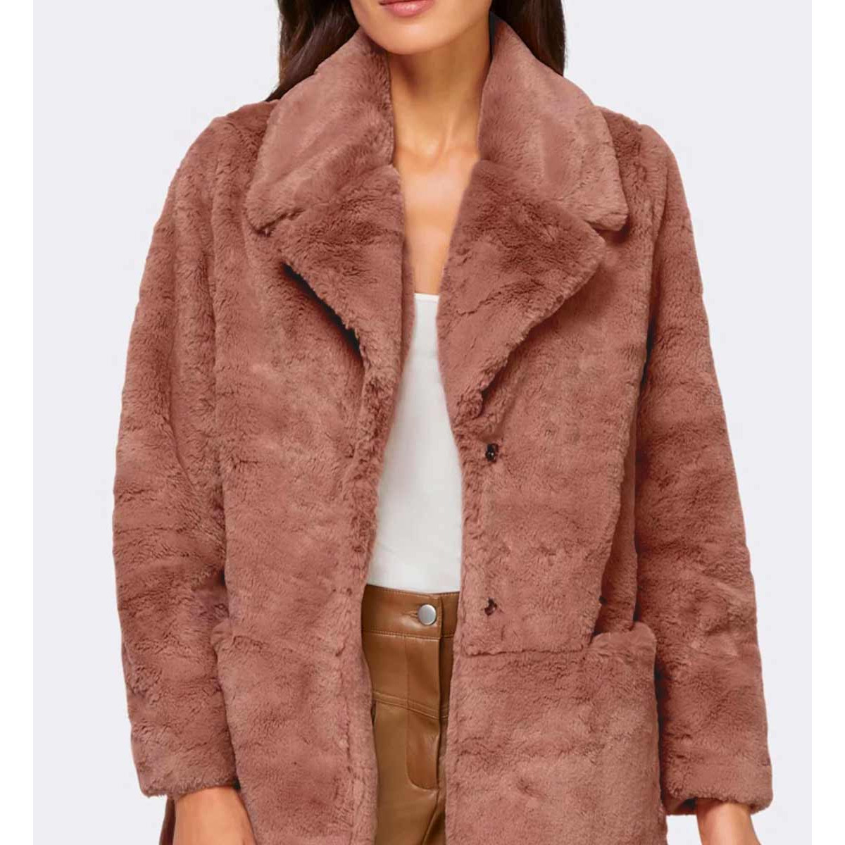 Designer-Teddymantel rosenholz