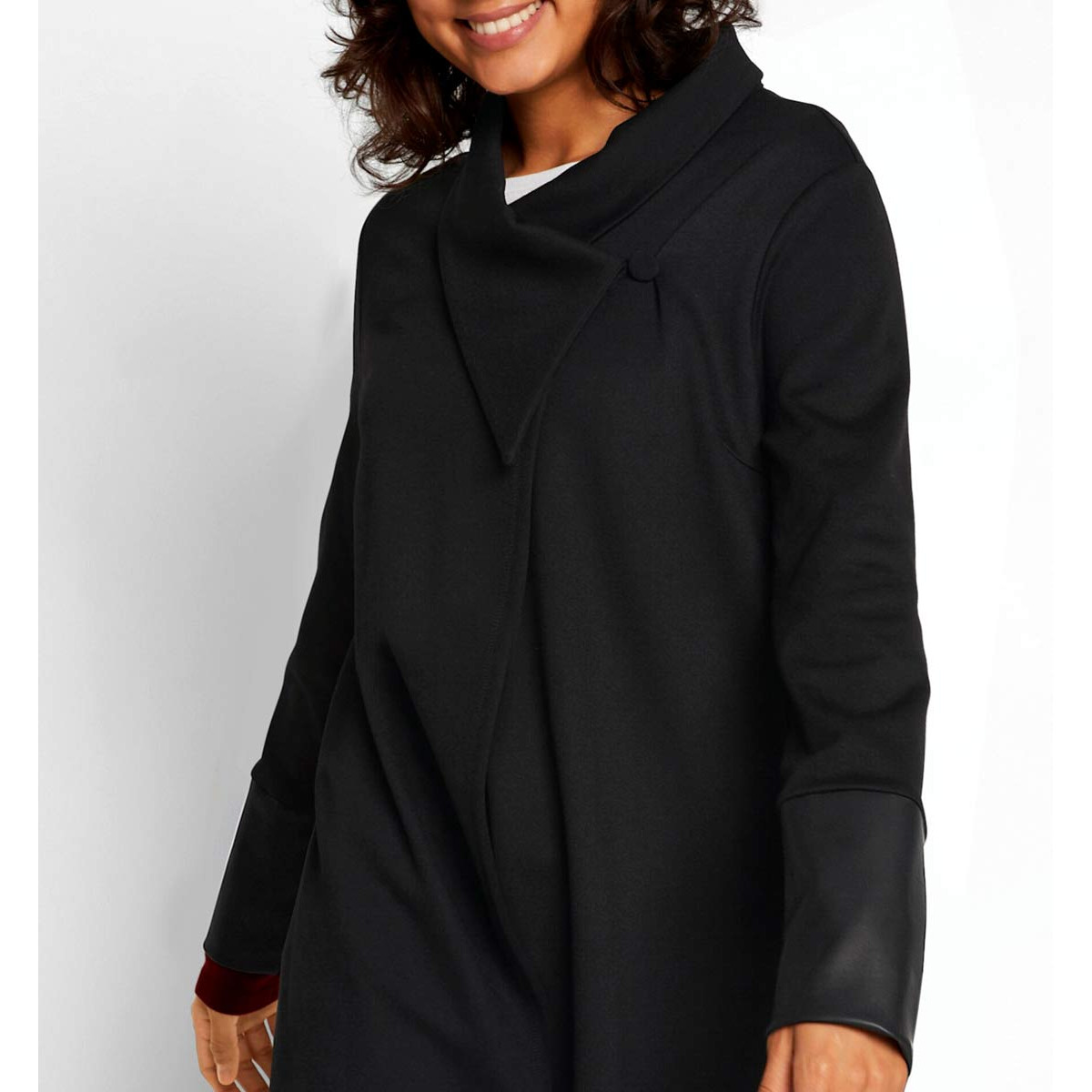 Sweatjacke schwarz