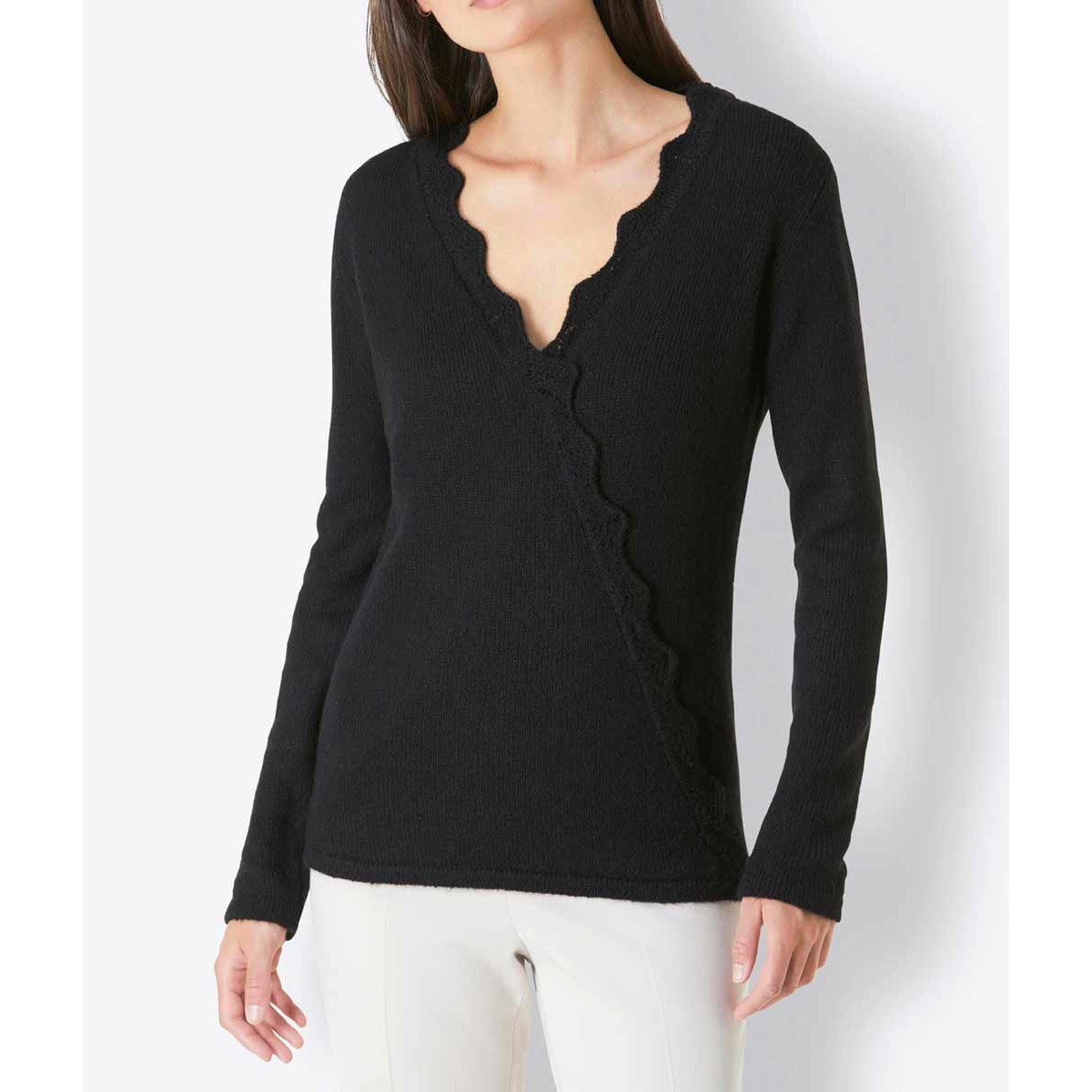Kuschel-Pullover schwarz