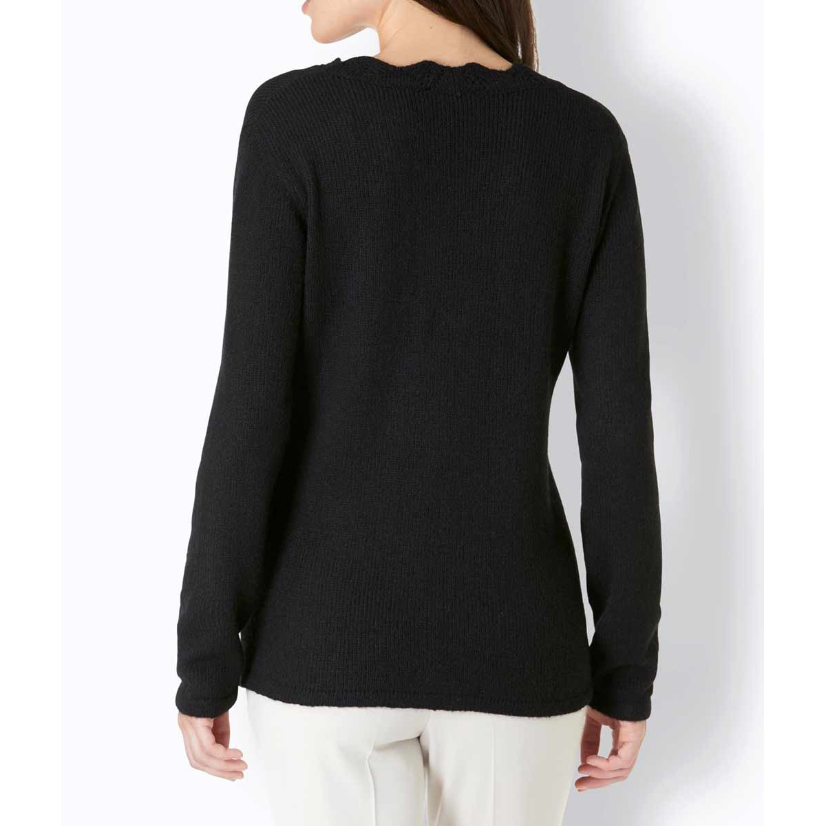 Kuschel-Pullover schwarz