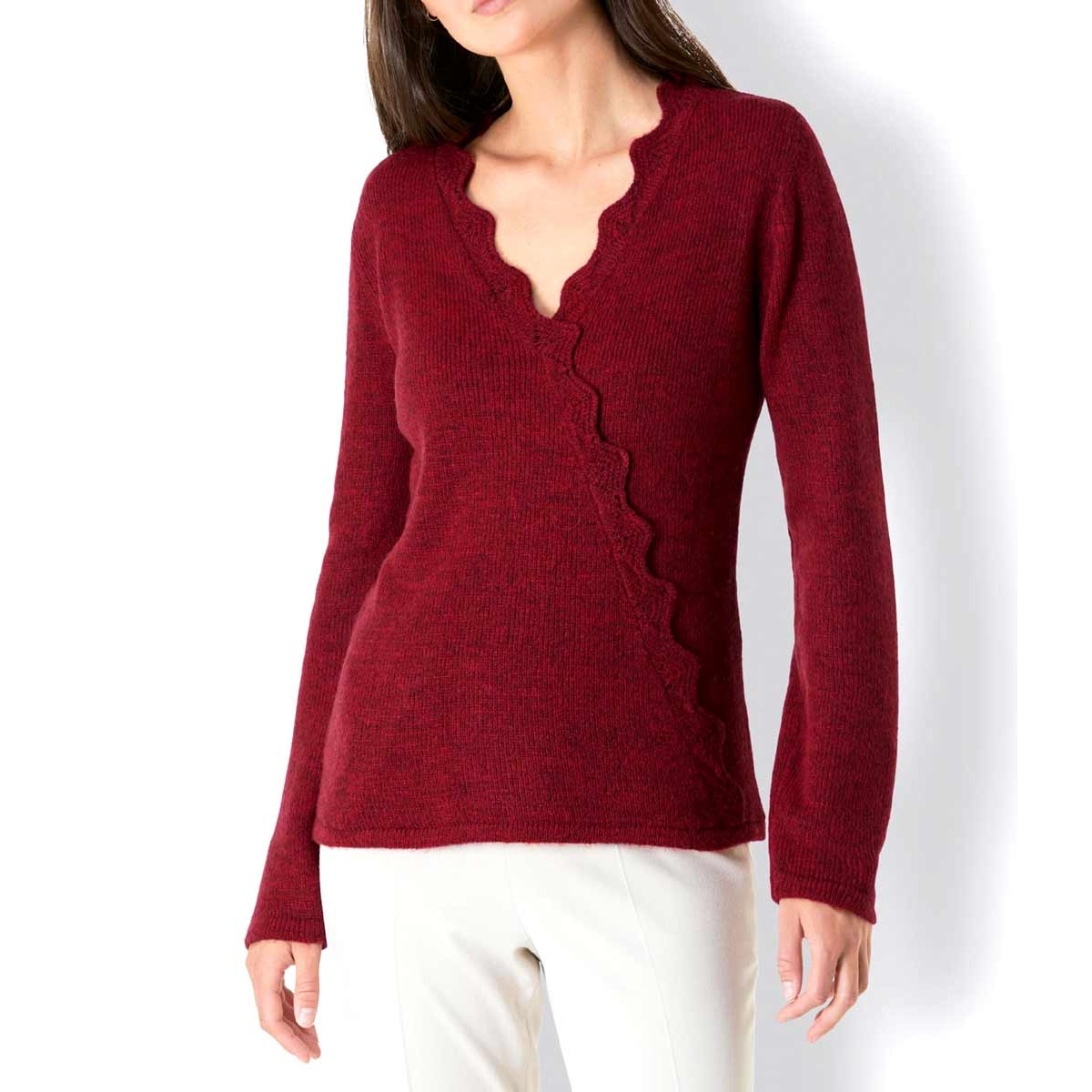 Kuschel-Pullover rot
