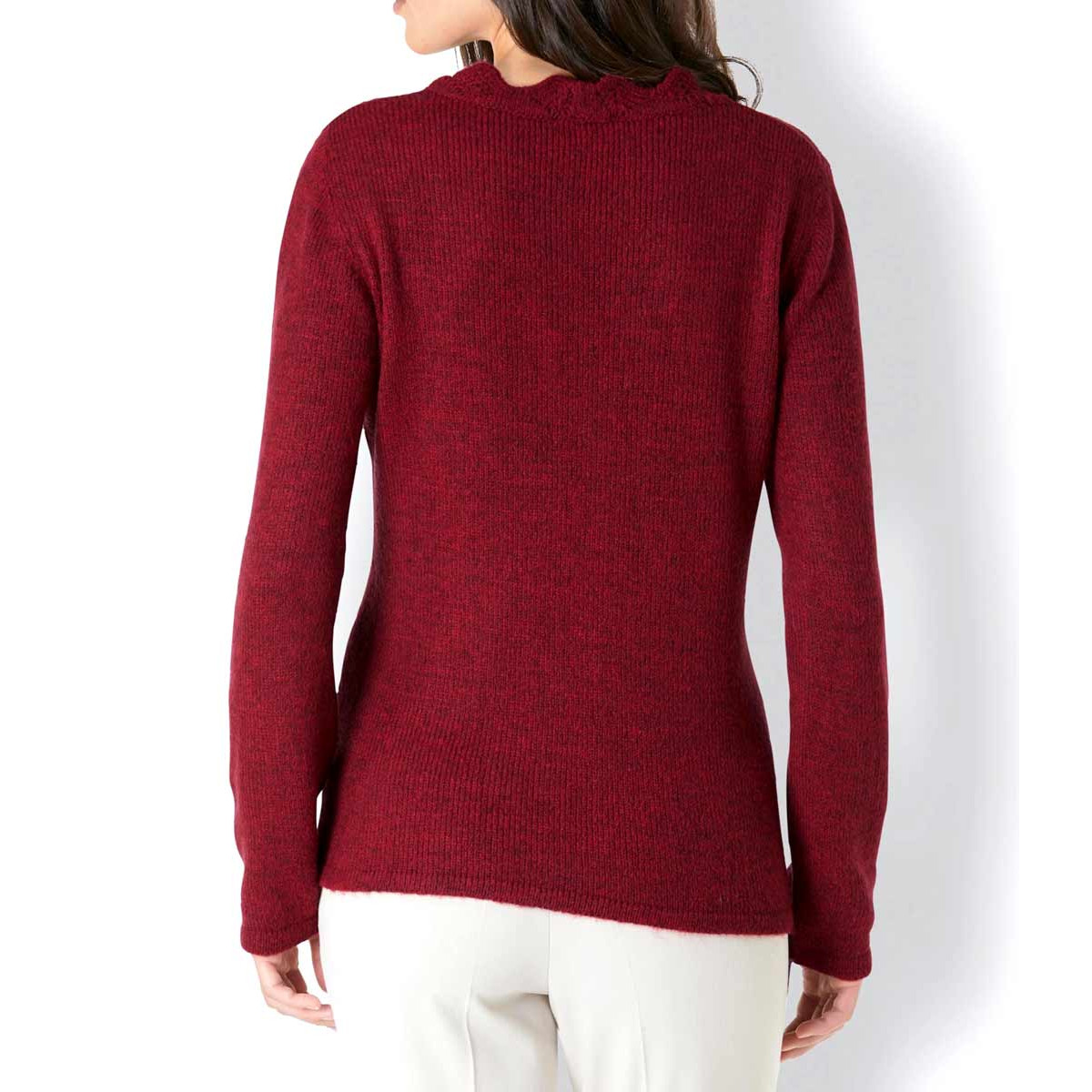 Kuschel-Pullover rot