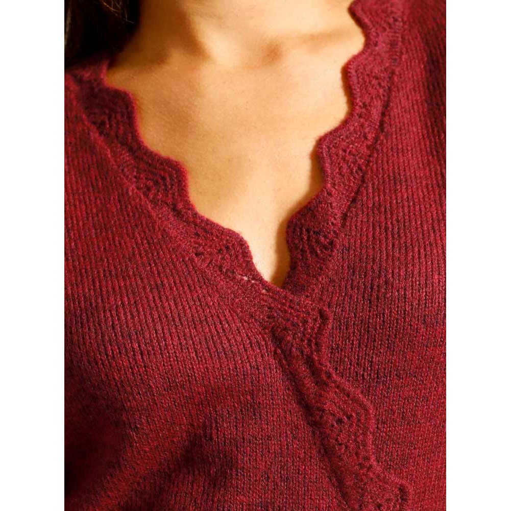 Kuschel-Pullover rot