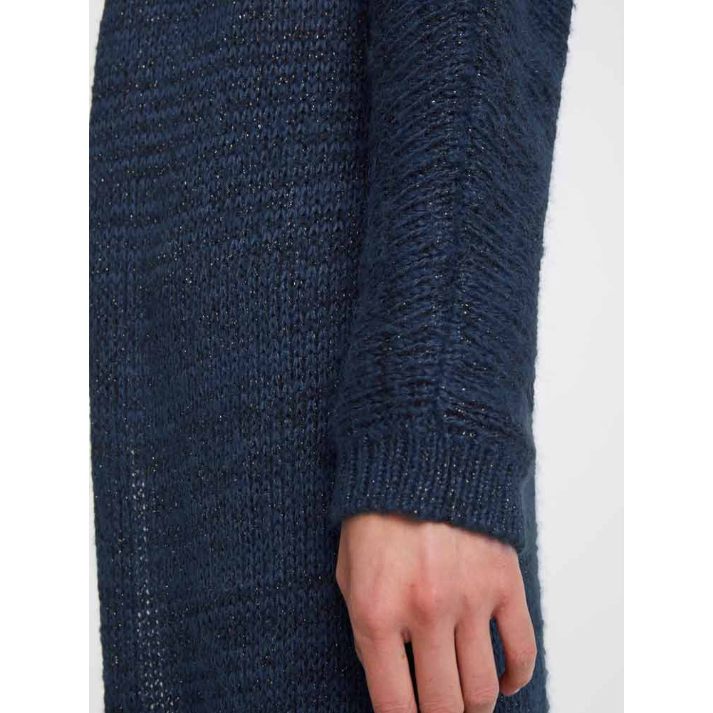 Designer-Strickjacke dunkelblau
