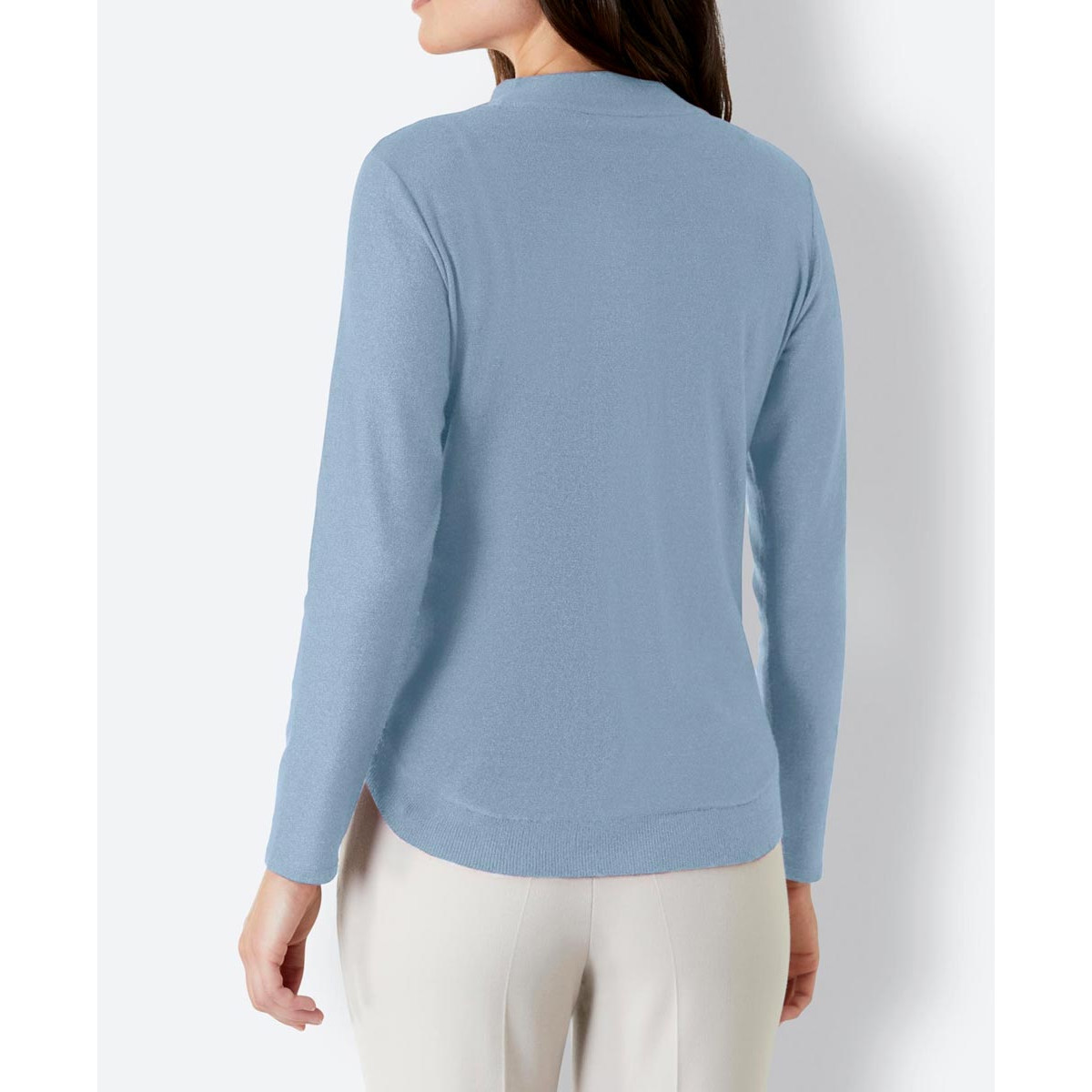 Pullover blue-meliert