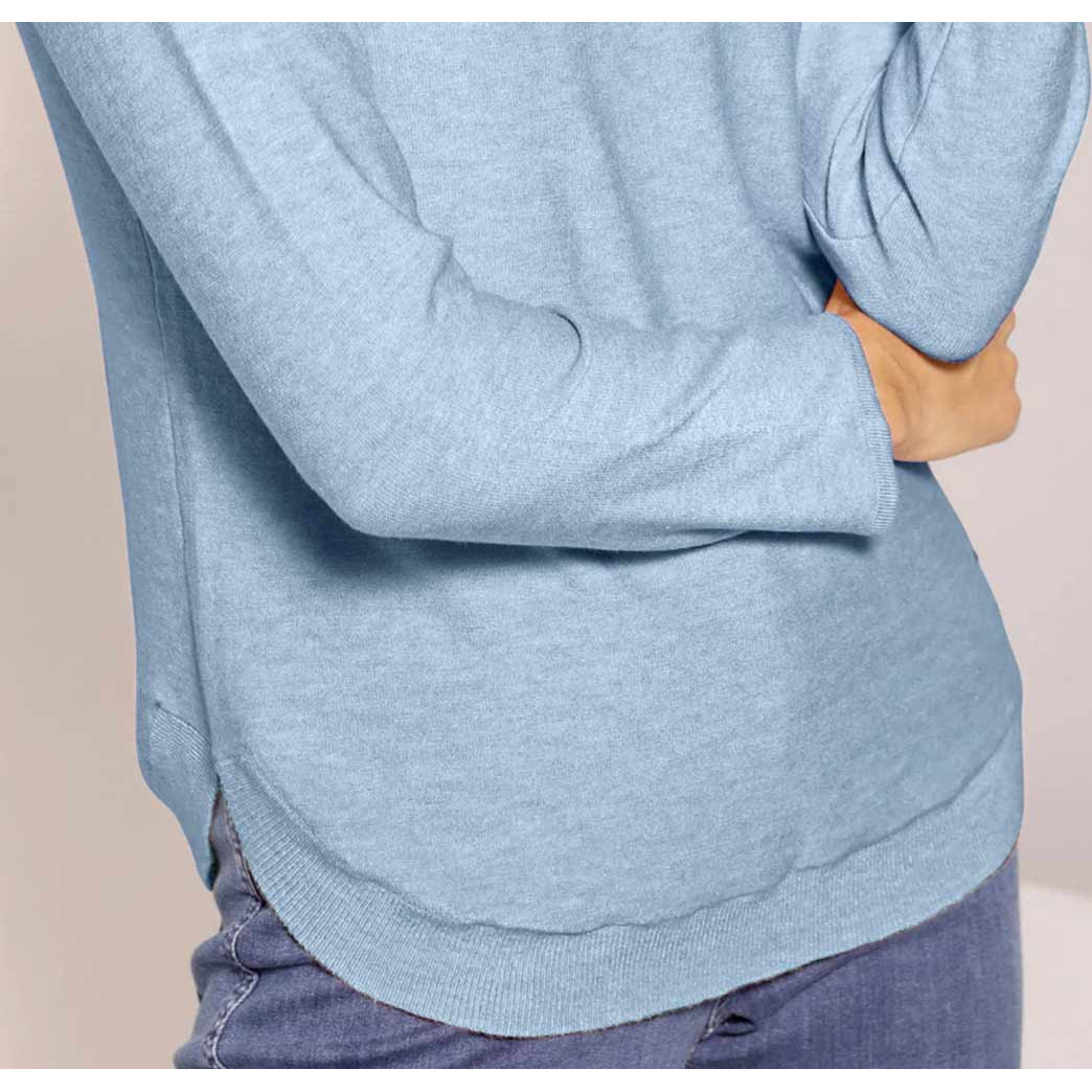 Pullover blue-meliert
